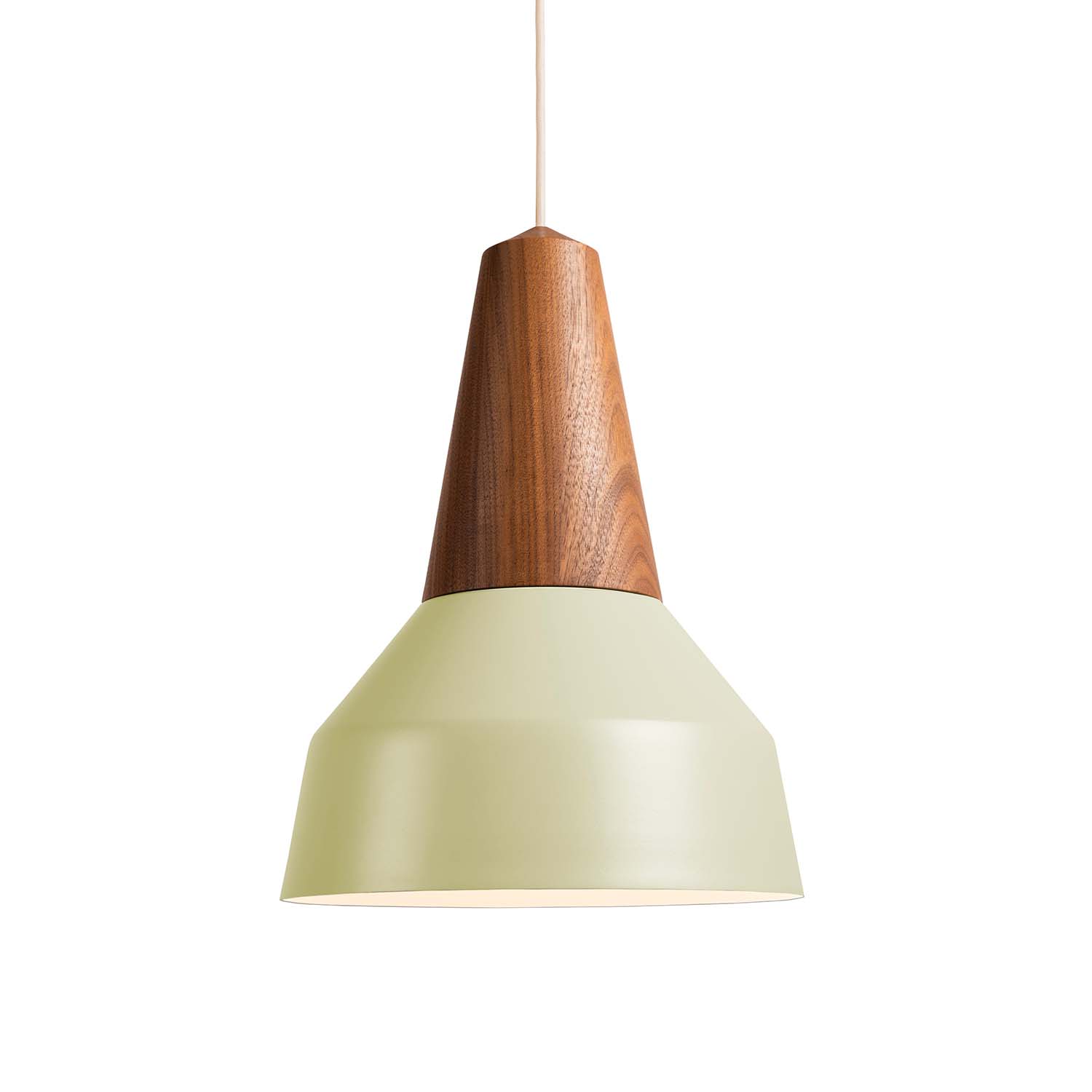 EIKON BASIC - Sospensione conica scandinava, colorata e legno