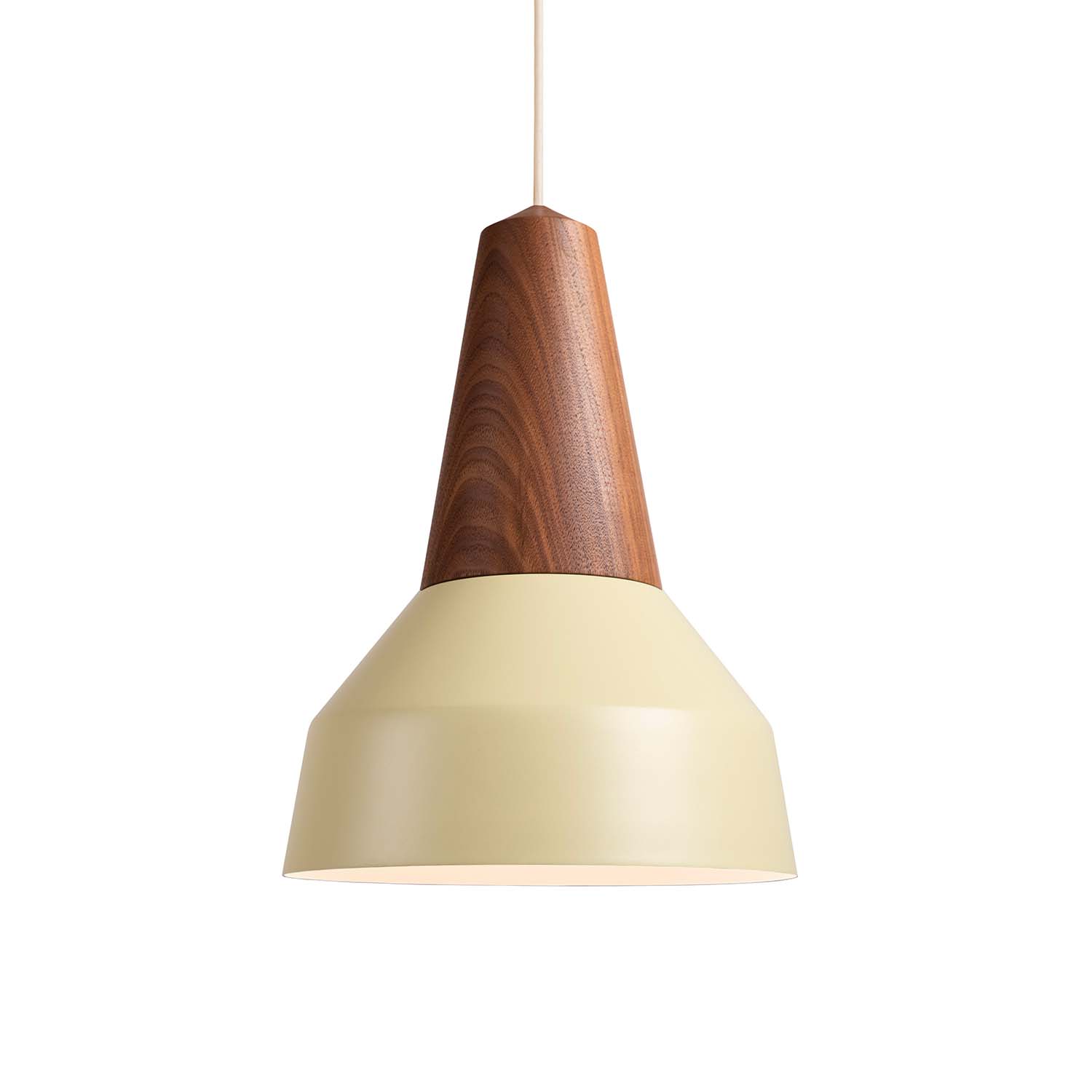 EIKON BASIC - Sospensione conica scandinava, colorata e legno