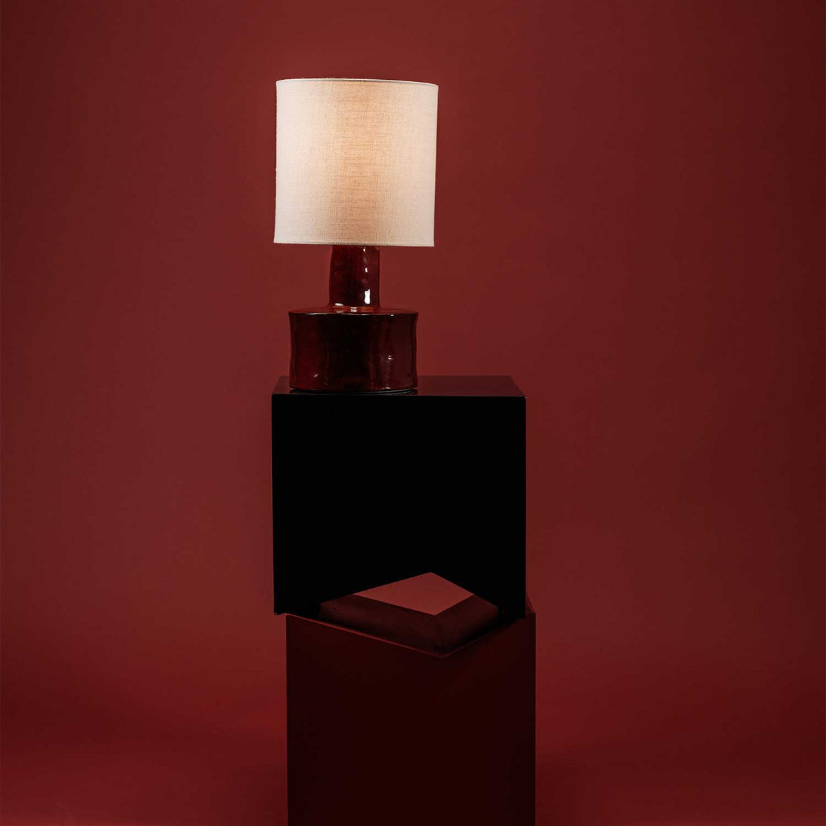 Catherine - Lampe à poser en grès