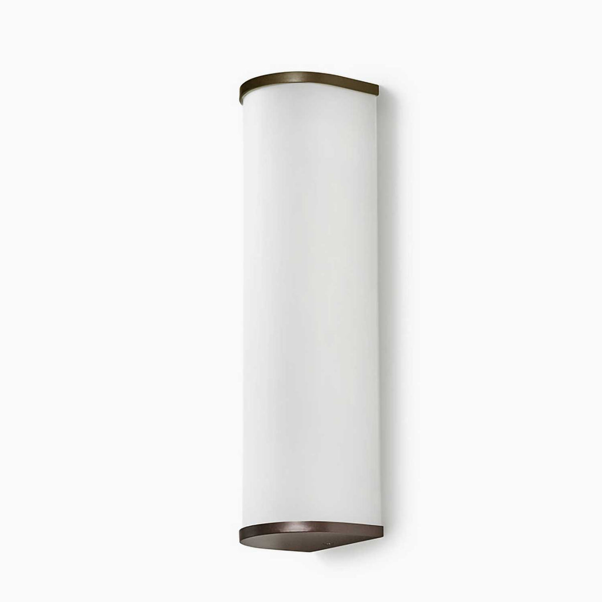 Camu - Applique murale en acier et verre, style minimaliste