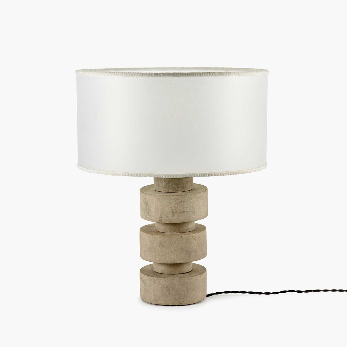 Disc - Lampe à poser en béton