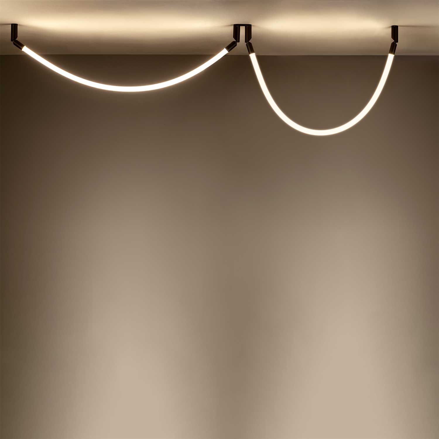 Arco - Design LED tube pendant light for contemporary living room