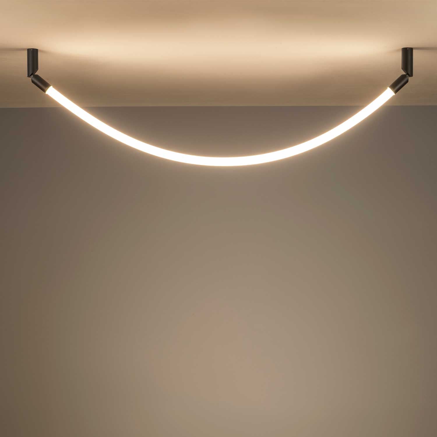 Arco - Design LED tube pendant light for contemporary living room