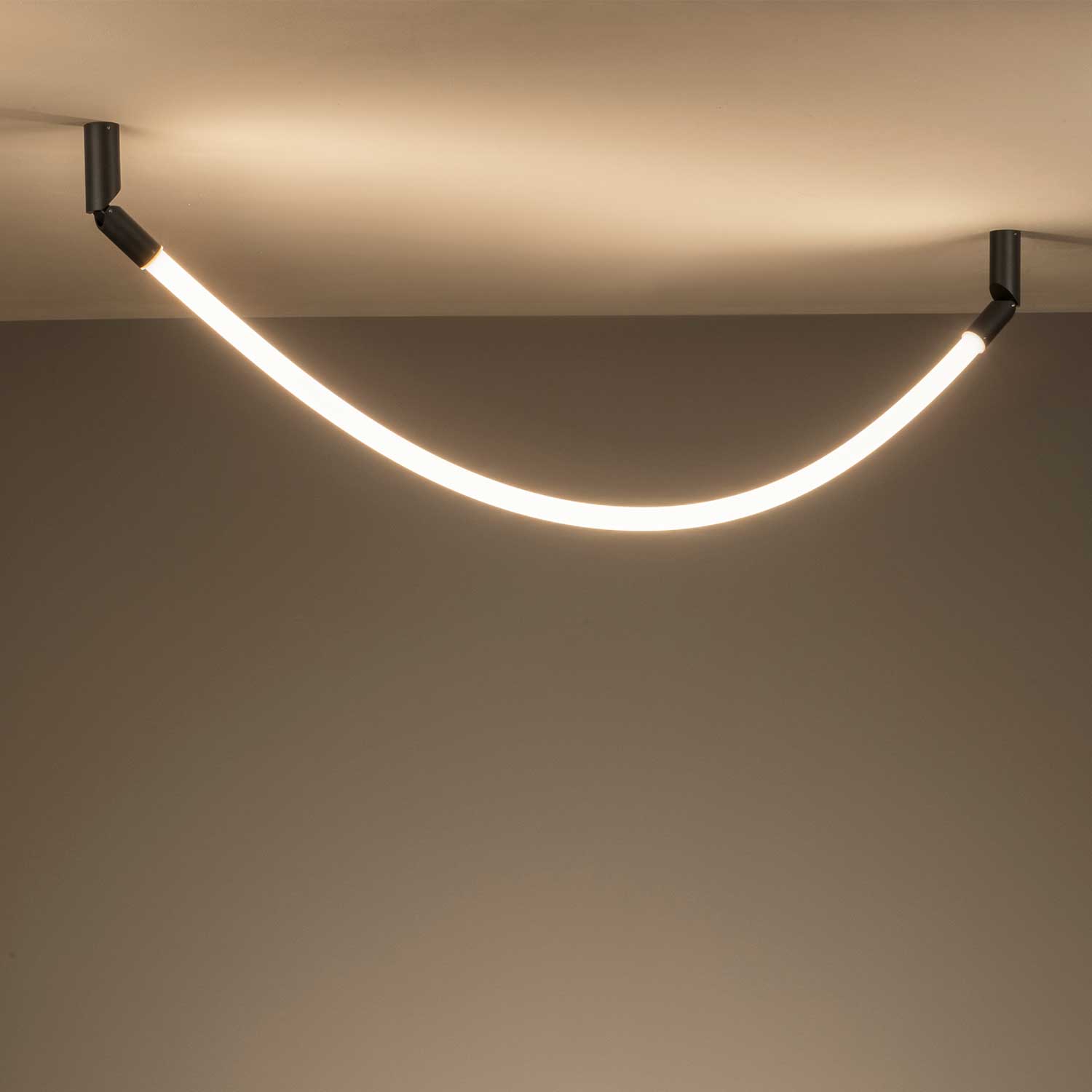 Arco - Design LED tube pendant light for contemporary living room