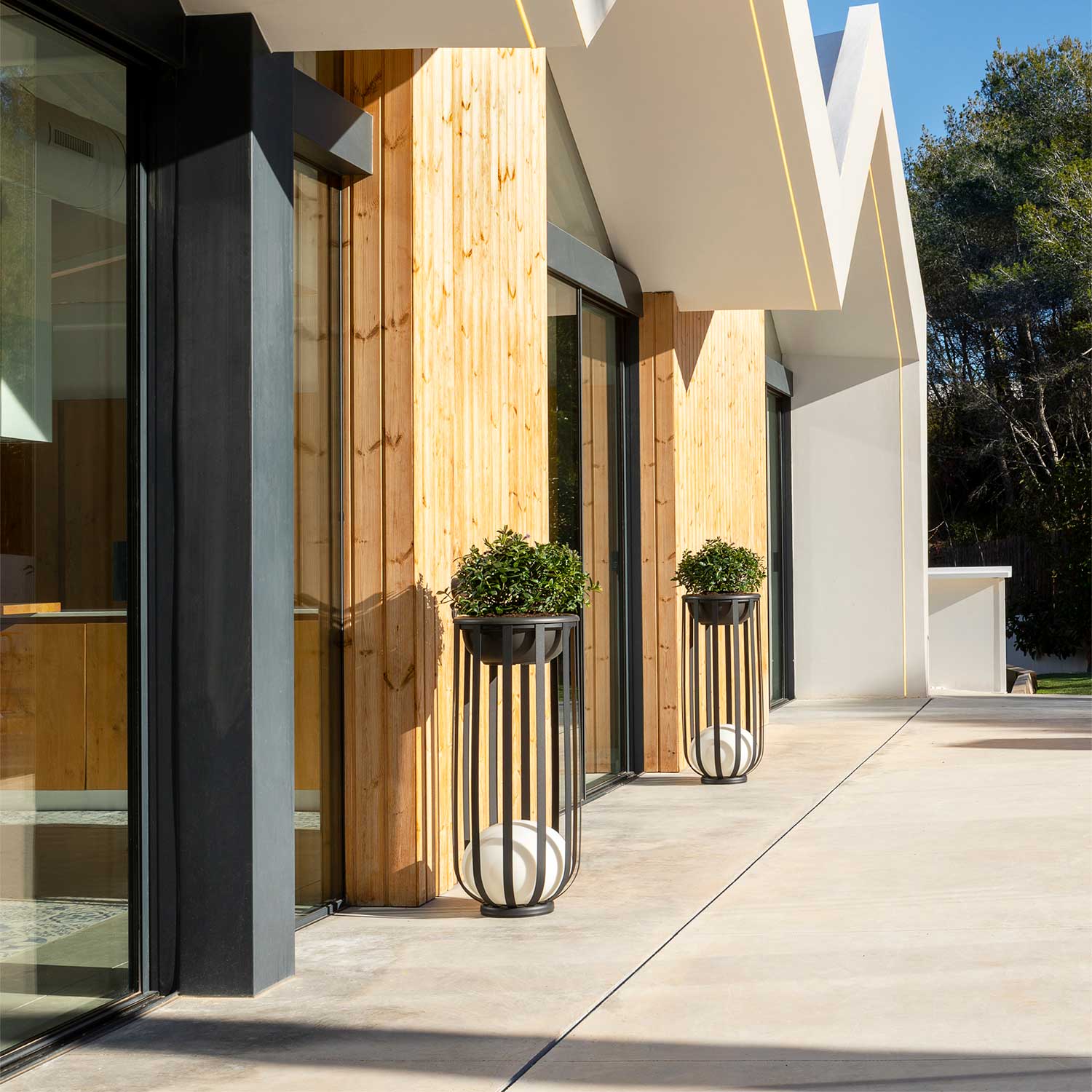 Bols - Lámpara de pie exterior led diseño modular para terraza