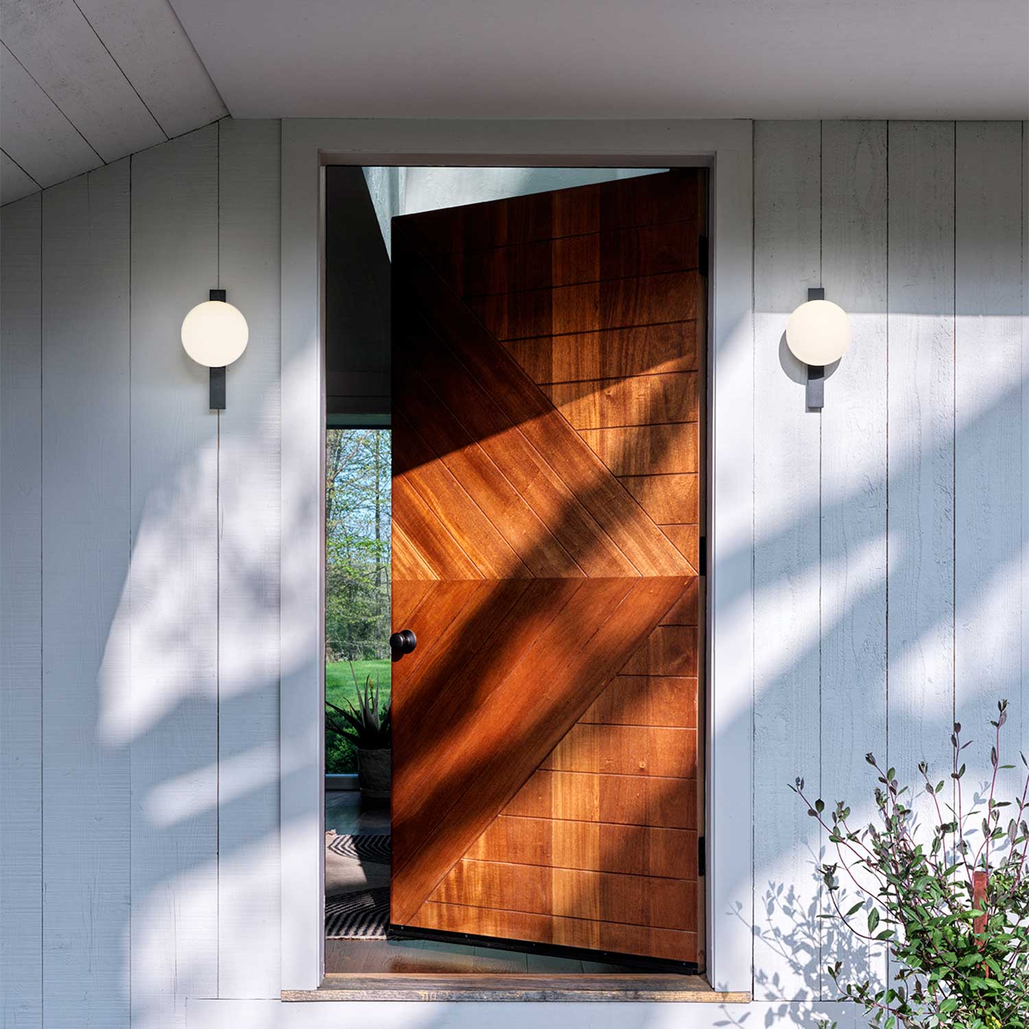 Circ - Aplique de pared exterior diseño led regulable