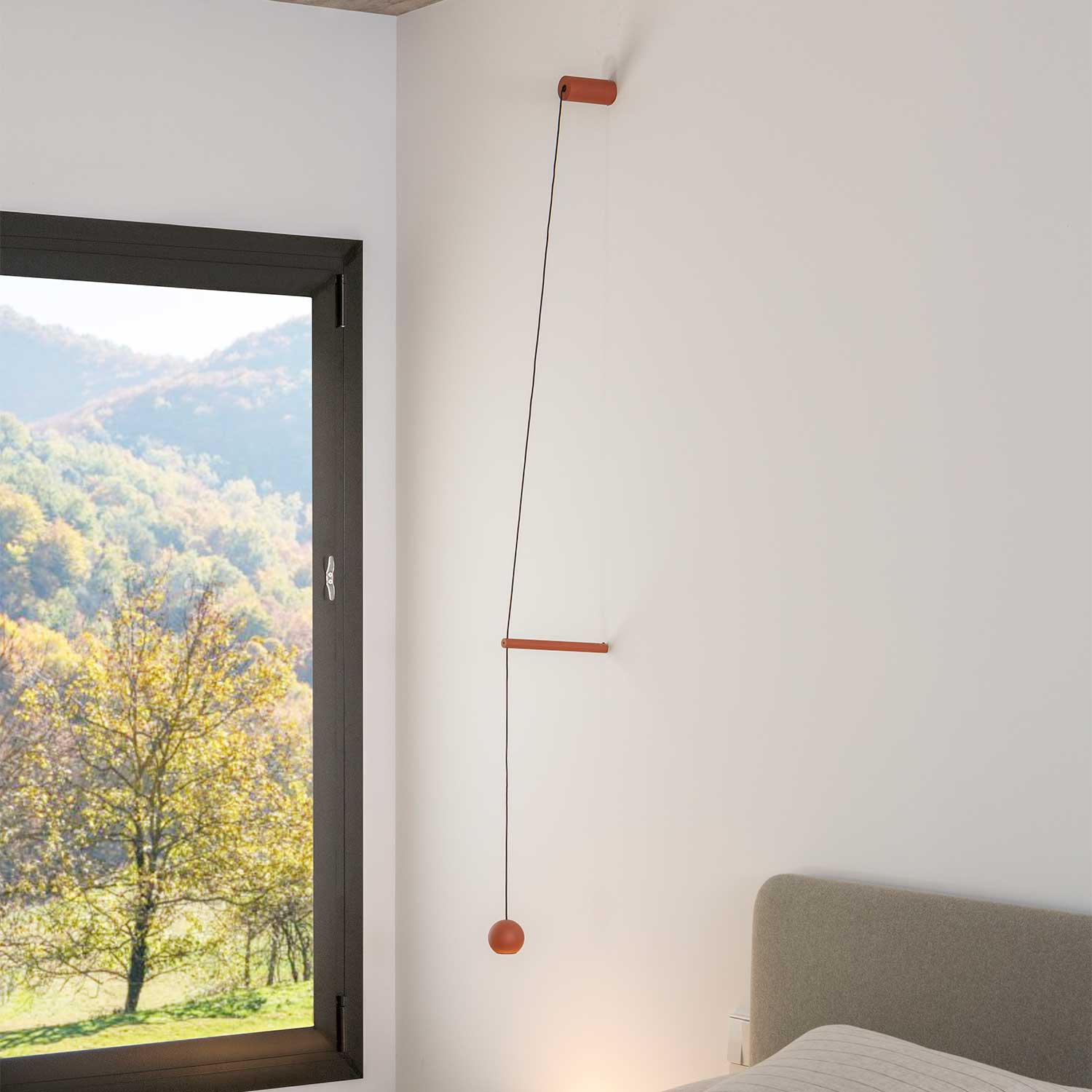 Compass - Large LED wall sconce design for bedroom