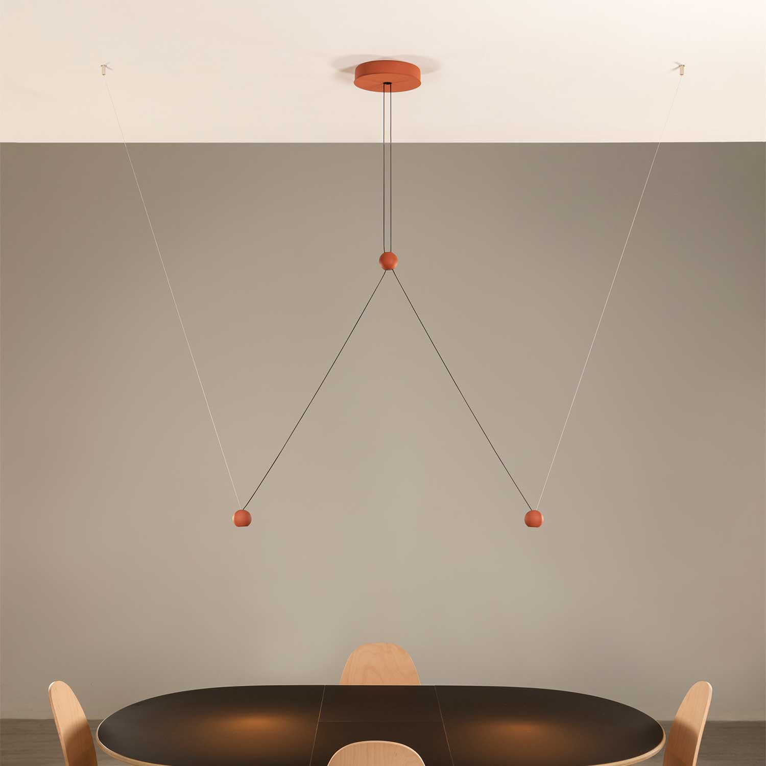 Compass - Design pendant light for minimalist dining room