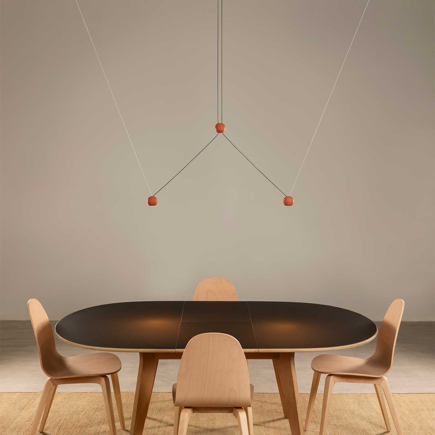 Compass - Design pendant light for minimalist dining room