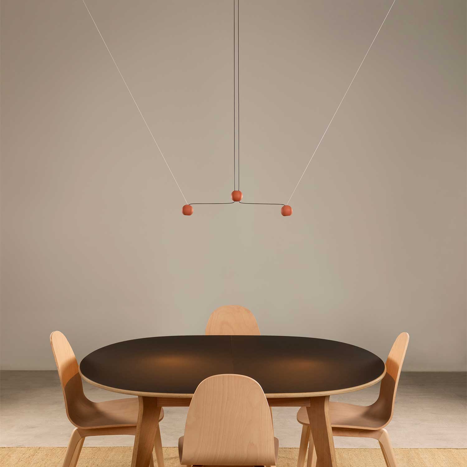 Compass - Design pendant light for minimalist dining room