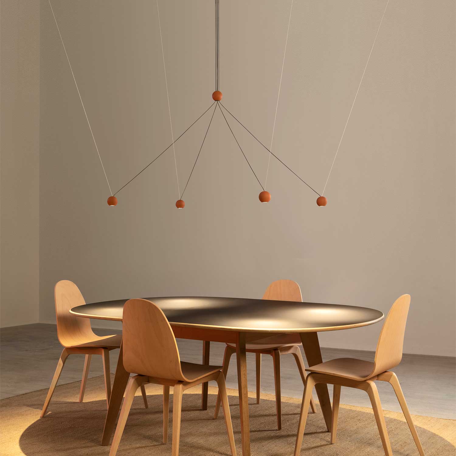 Compass - XXL minimalist dining room pendant light
