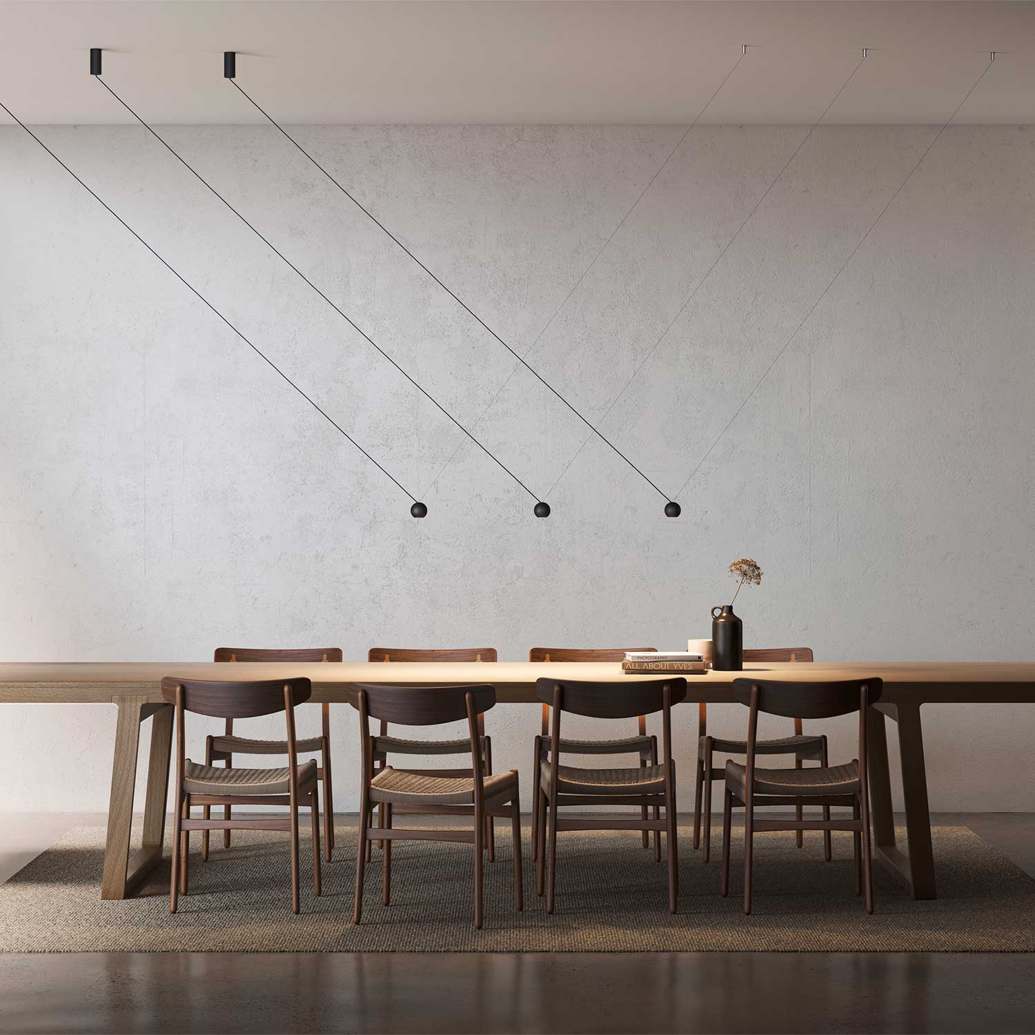 Compass - Minimalist design dining room pendant light