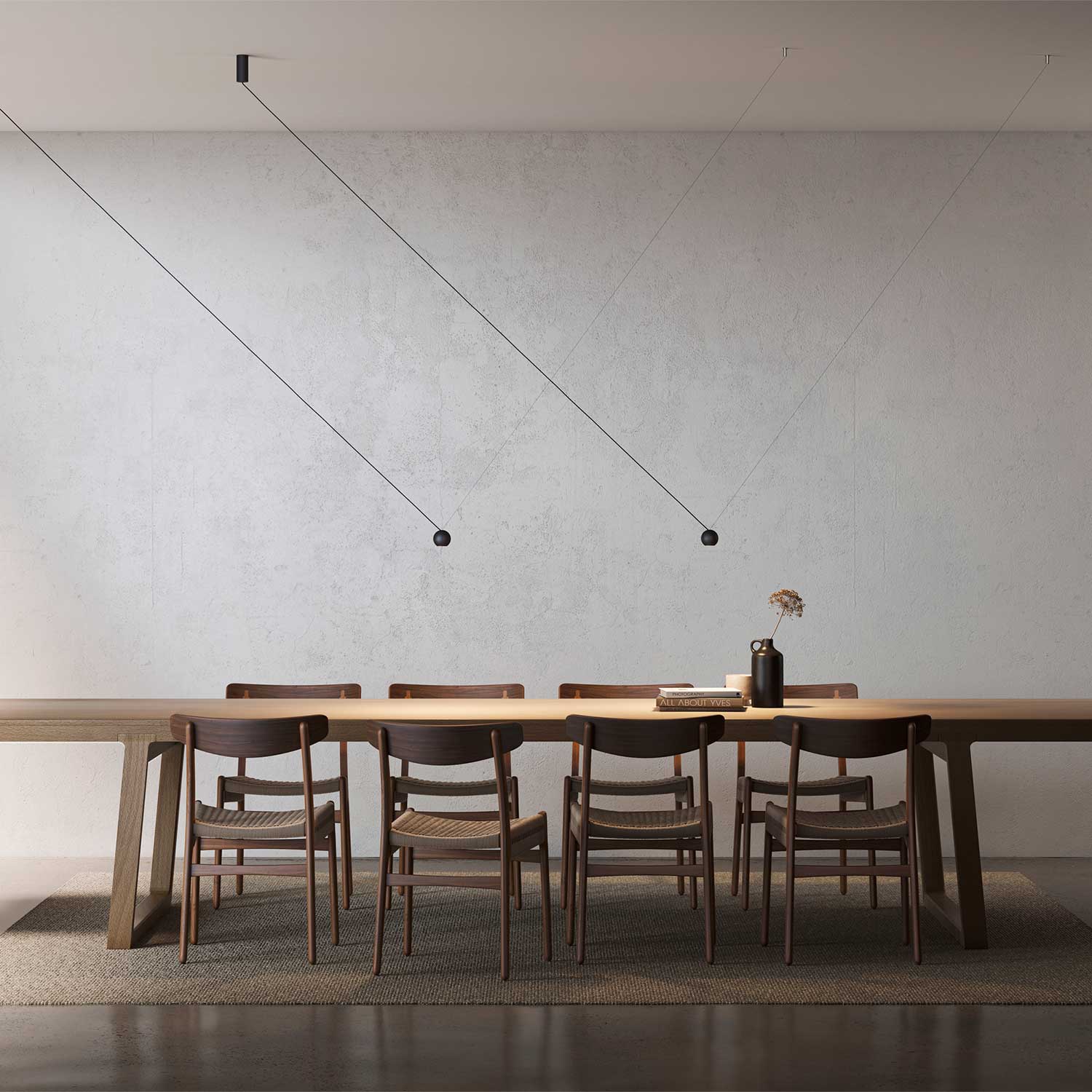 Compass - Minimalist design dining room pendant light