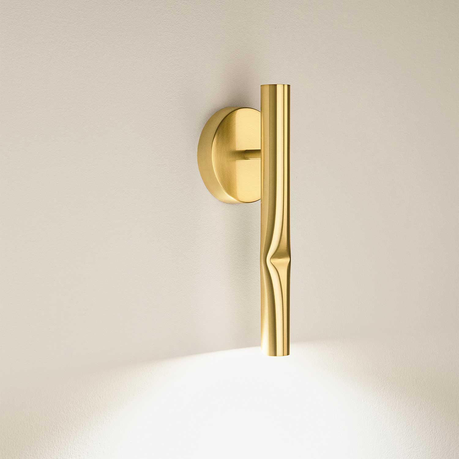 Flow - Applique da parete design in acciaio con led per soggiorno