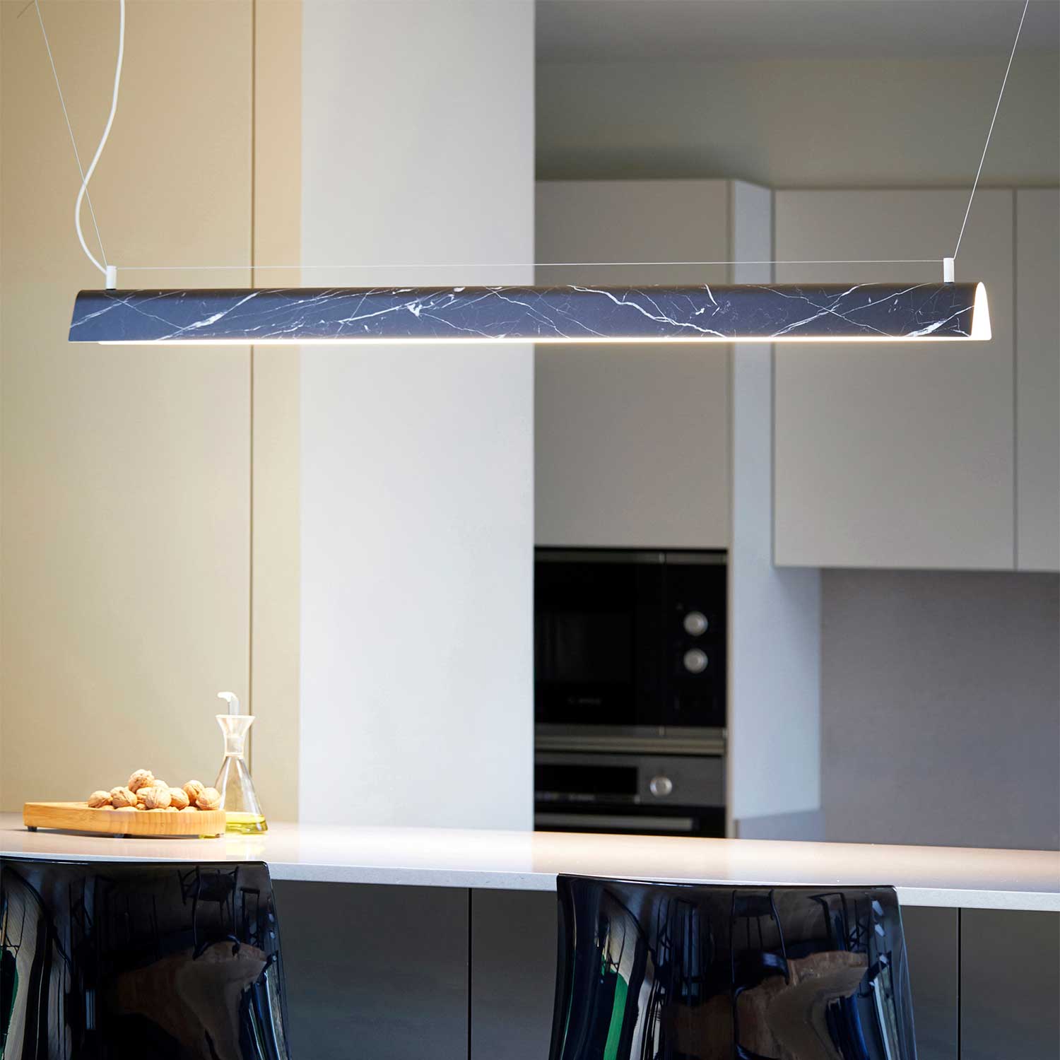 Gada - Minimalist design steel pendant light for offices
