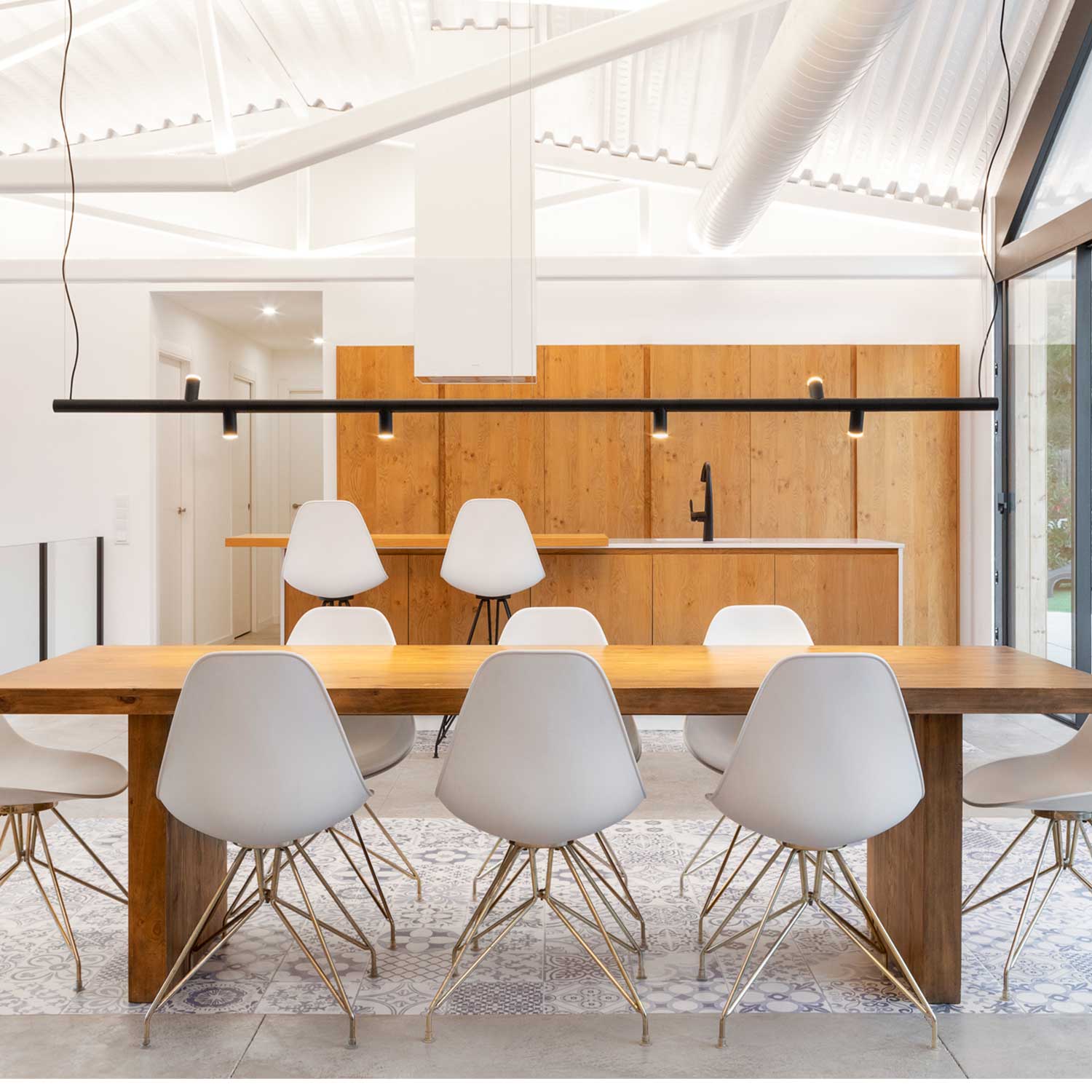 Morse - Suspension led design pour salle à manger