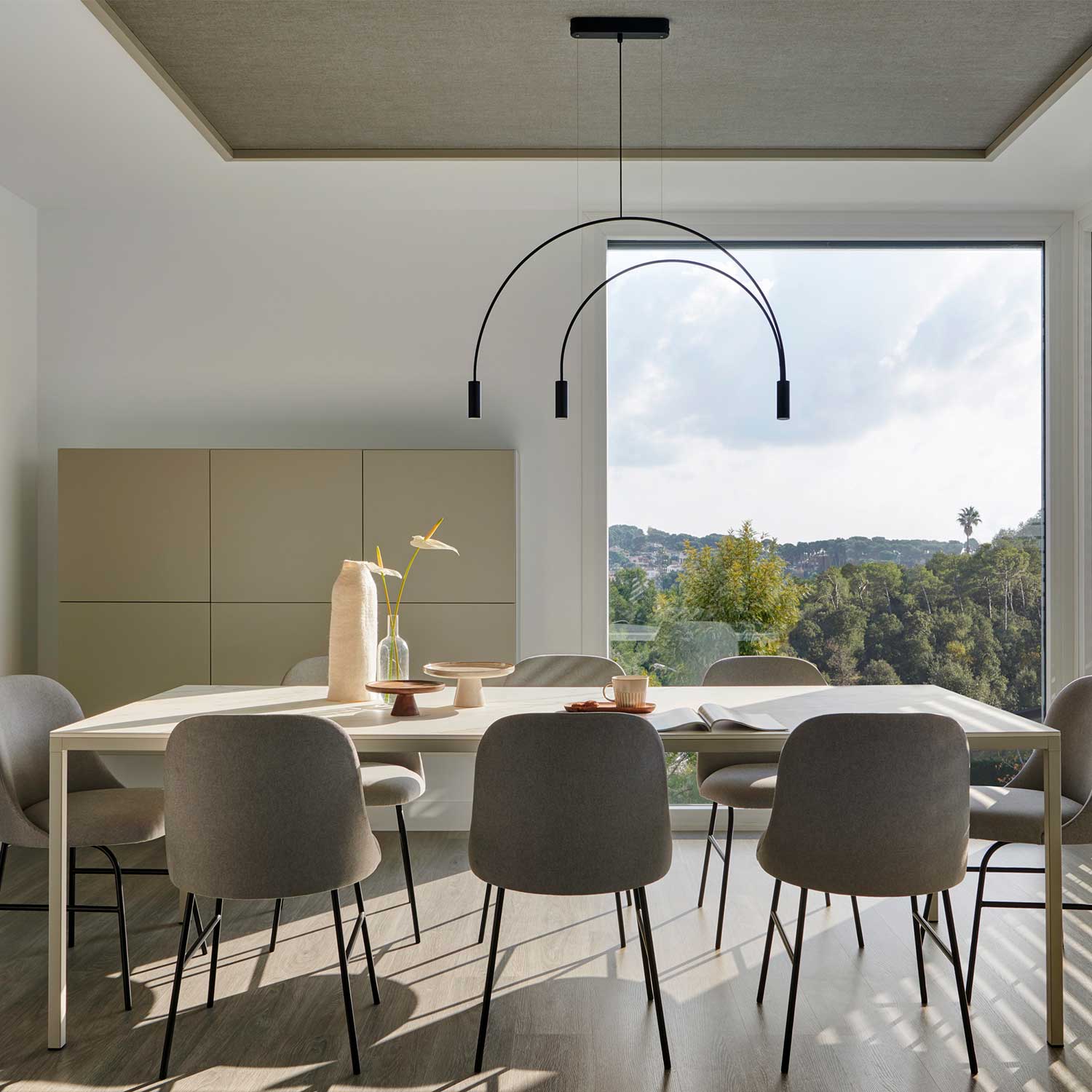 Volta - Lámpara colgante cocina diseño contemporáneo
