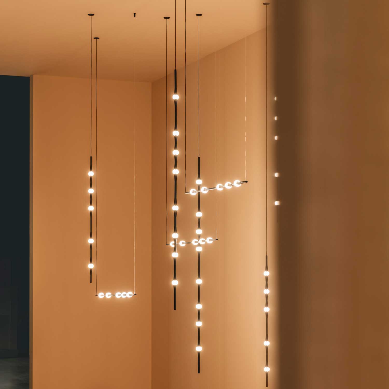Dew - Suspension LED moderne architecturale pour salon