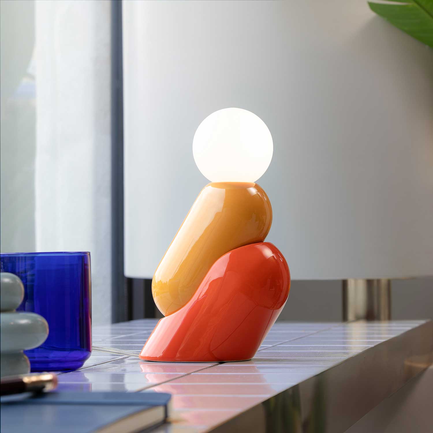 Tata - Lampe de table en céramique design contemporain