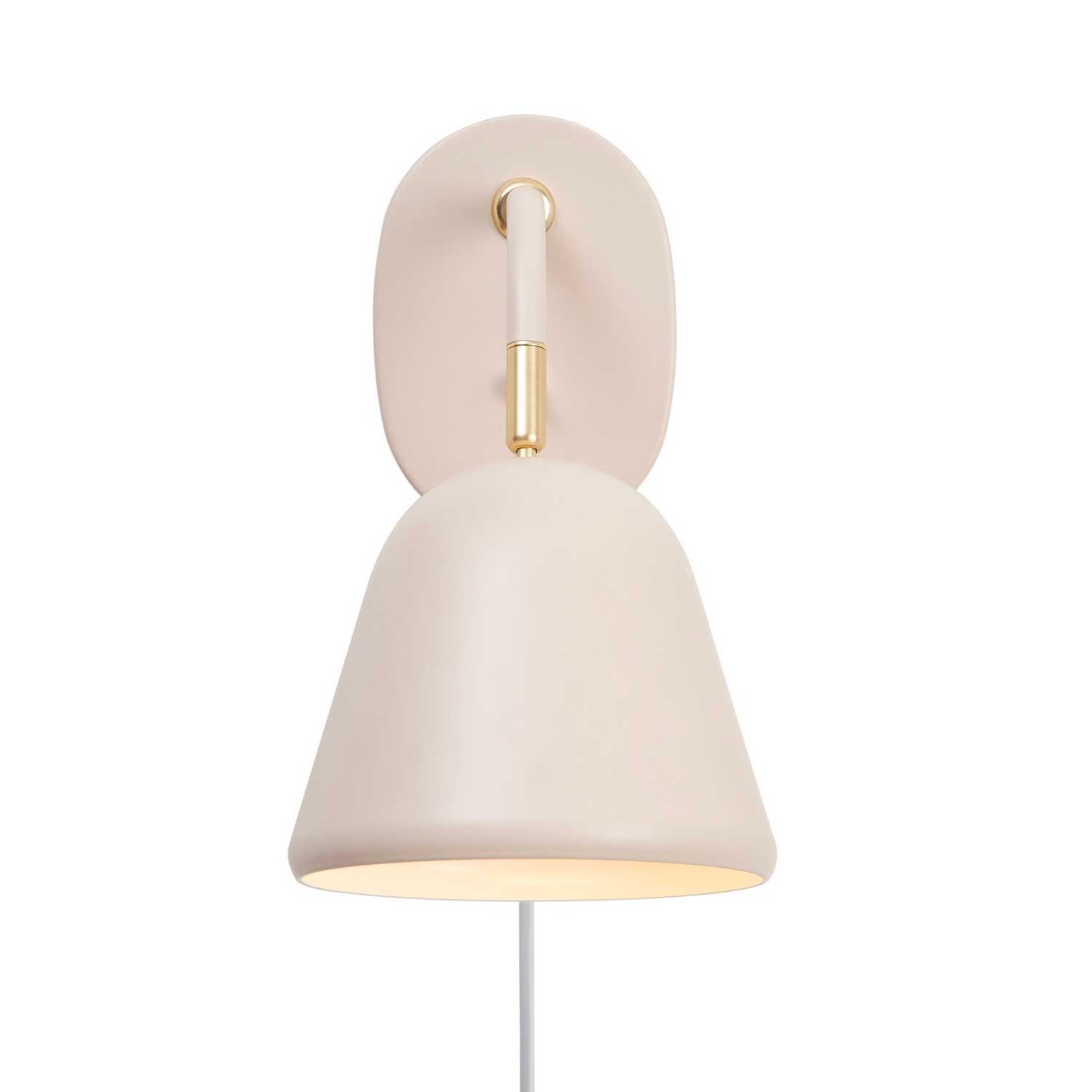 Fleur - Applique murale beige et doré design pour salon