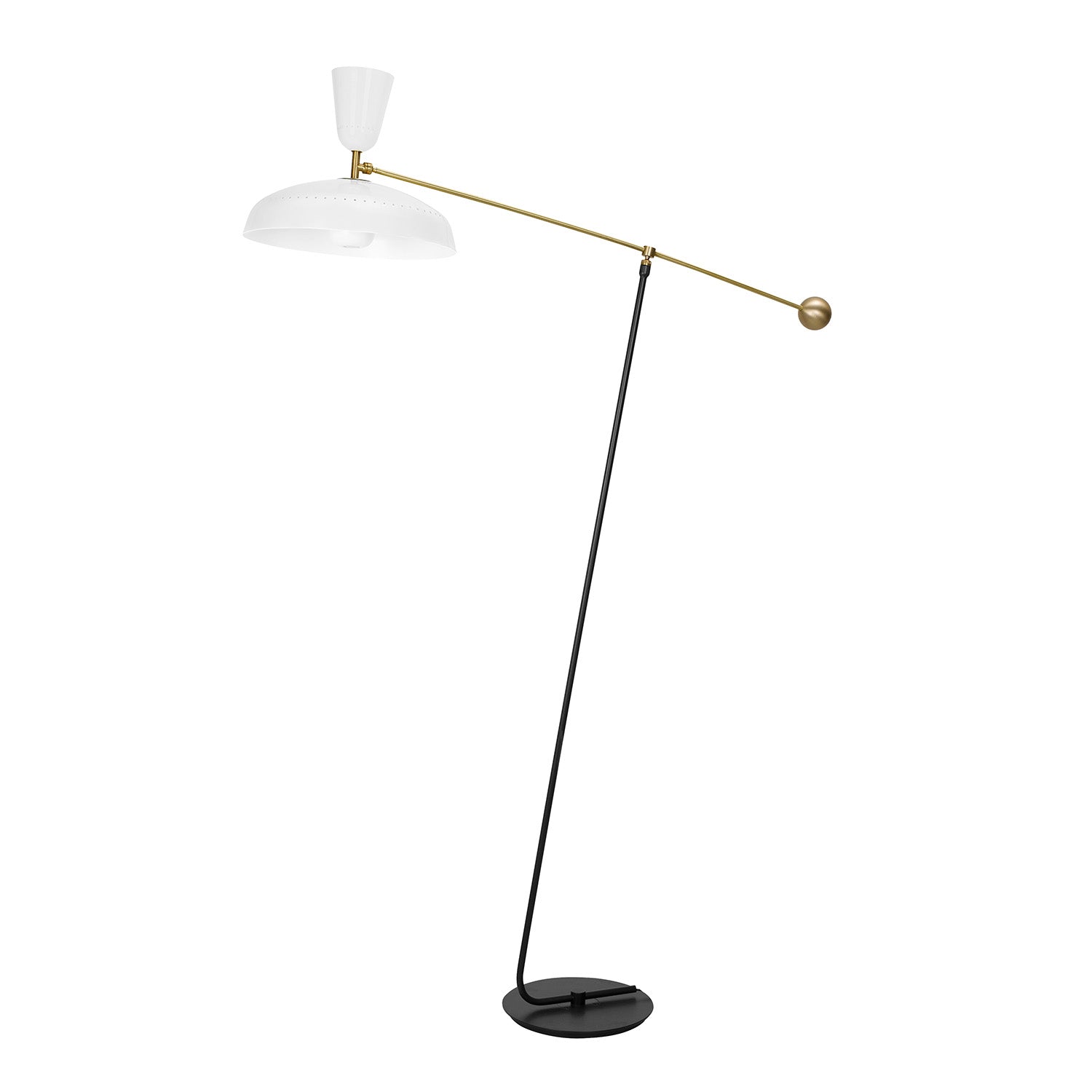 G1 - Lámpara de pie retro vintage años 50 diseño