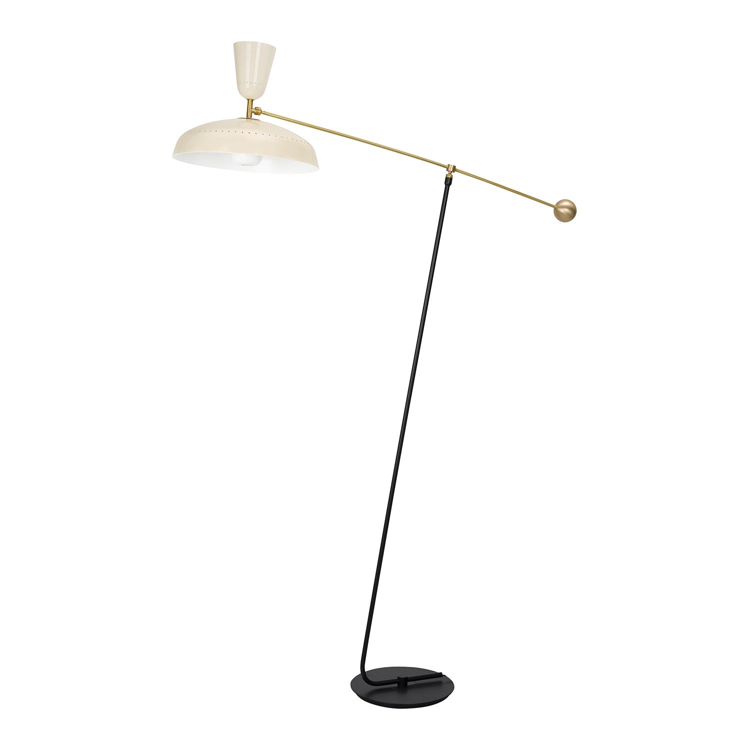 G1 - Lámpara de pie retro vintage años 50 diseño