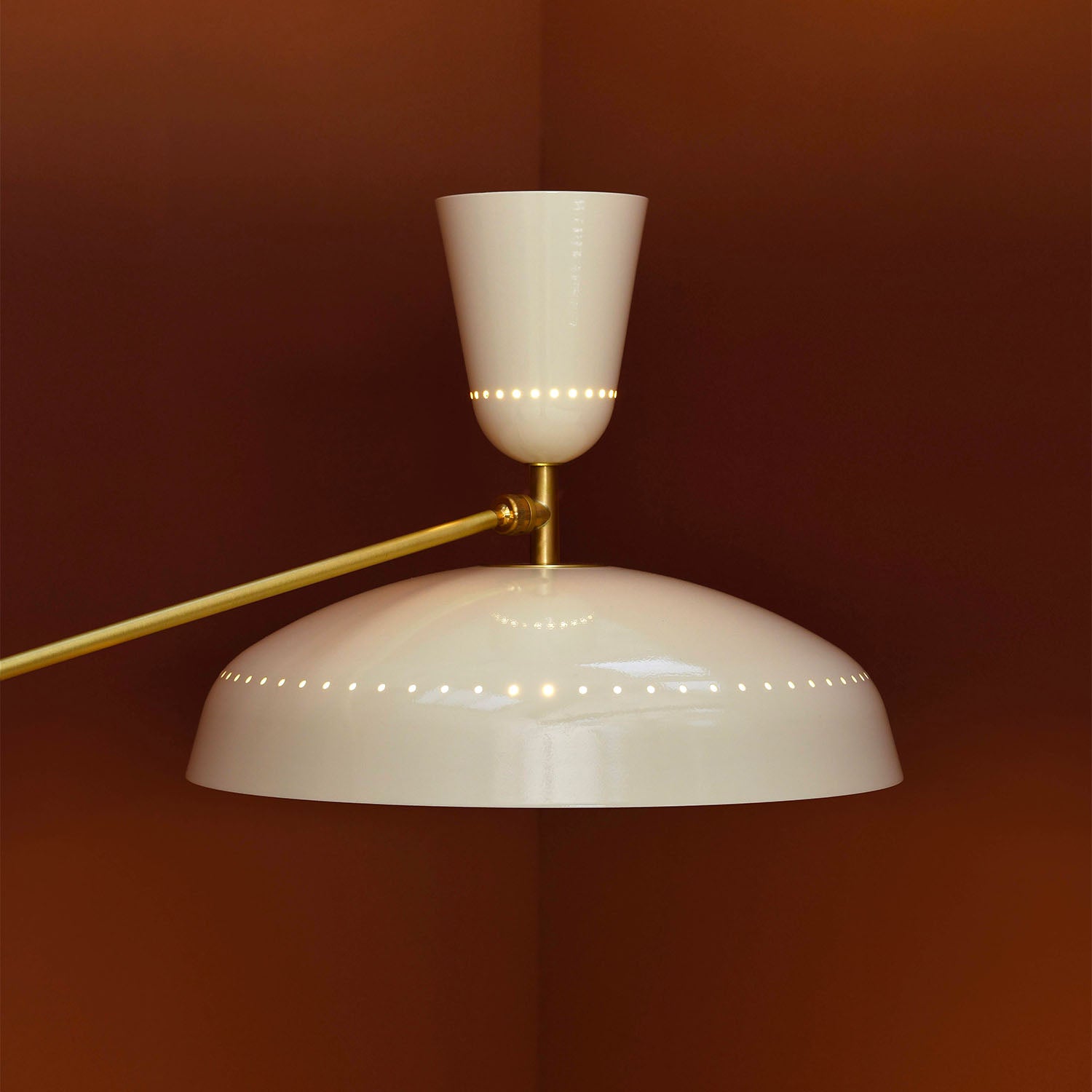 G1 - Lámpara de pie retro vintage años 50 diseño