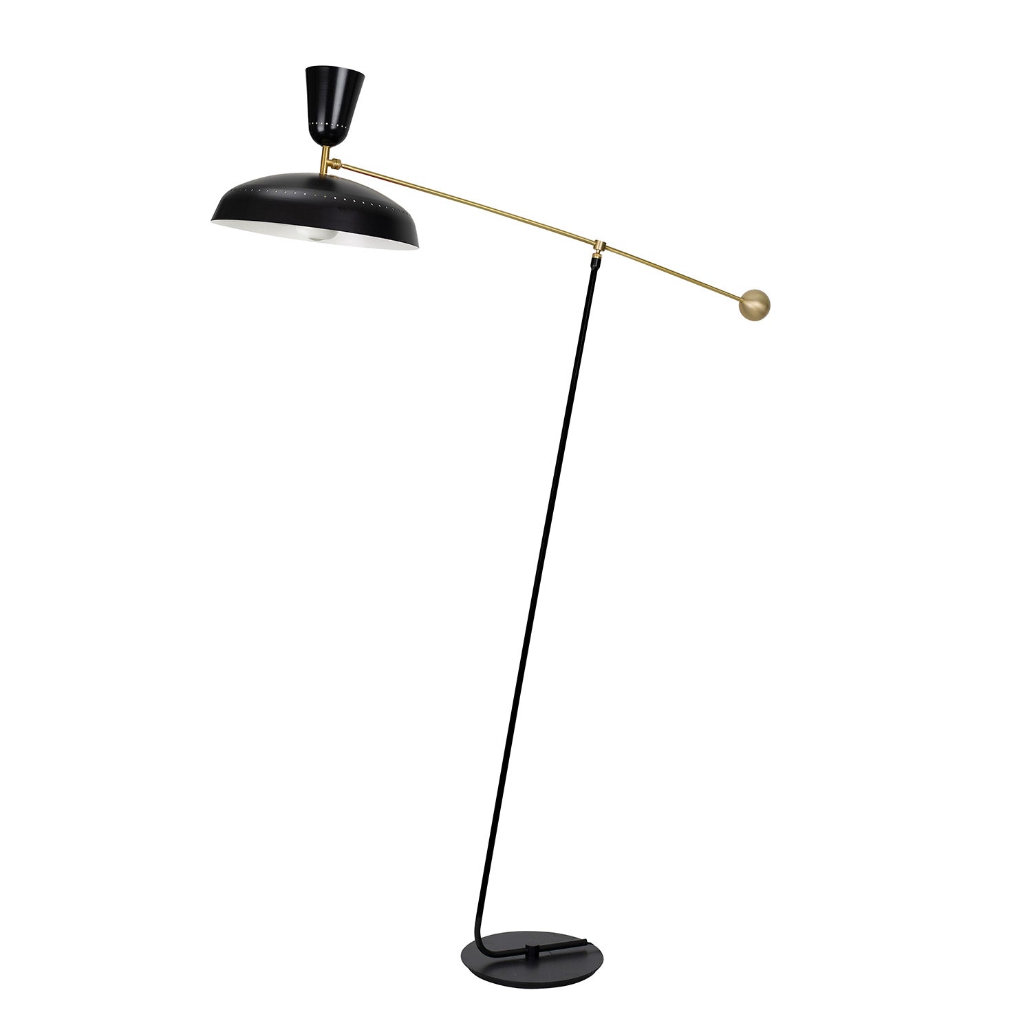 G1 - Lámpara de pie retro vintage años 50 diseño