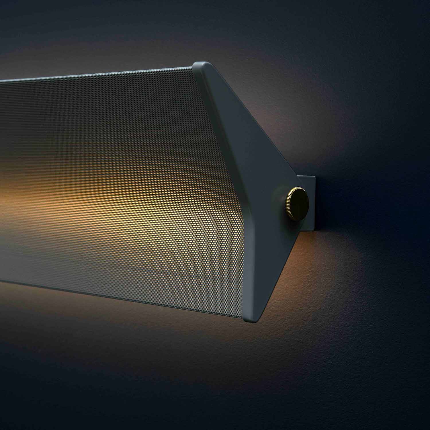 G3T - Large vintage wall sconce 1950s design