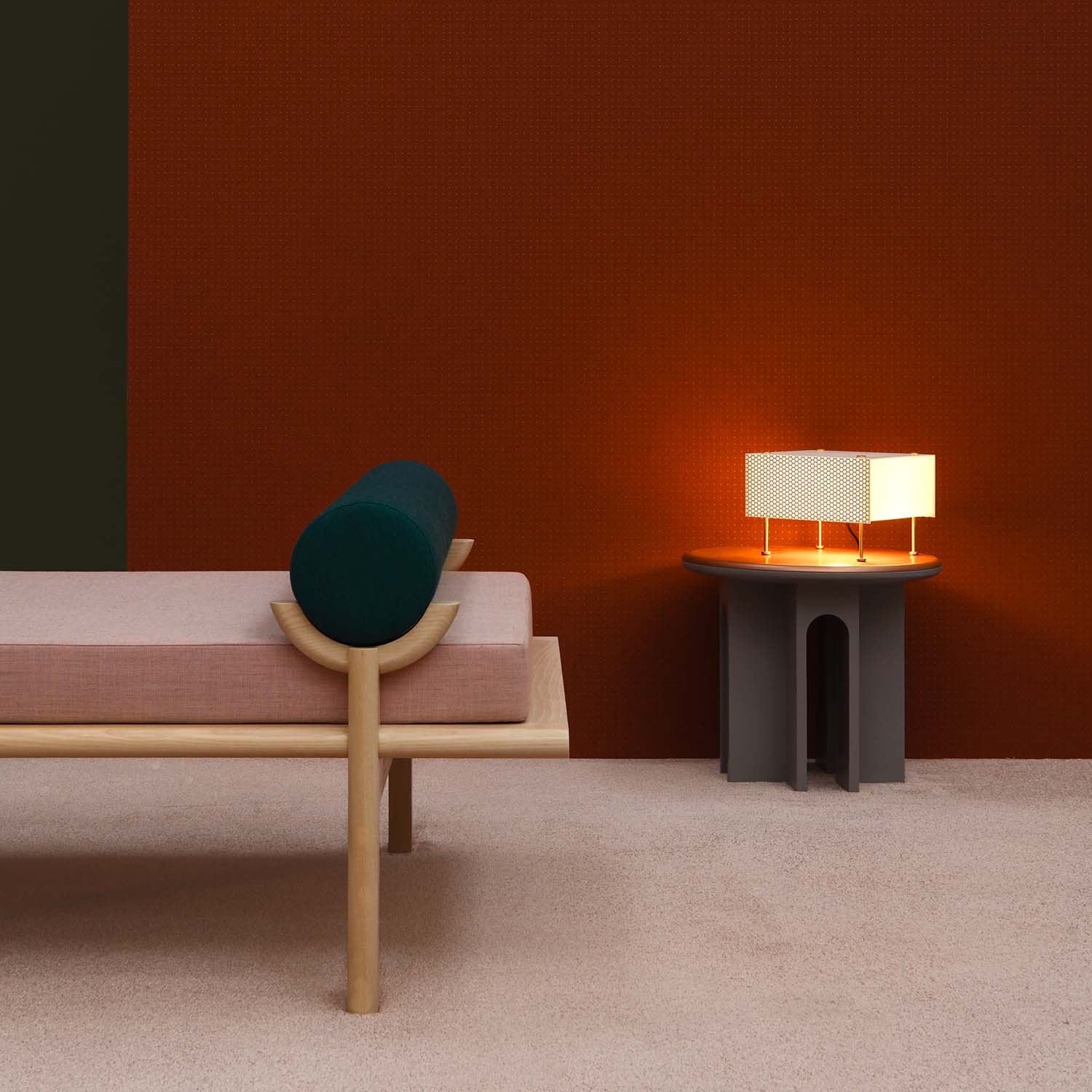 G61 - Retro Vintage Tischlampe 60er Jahre Design