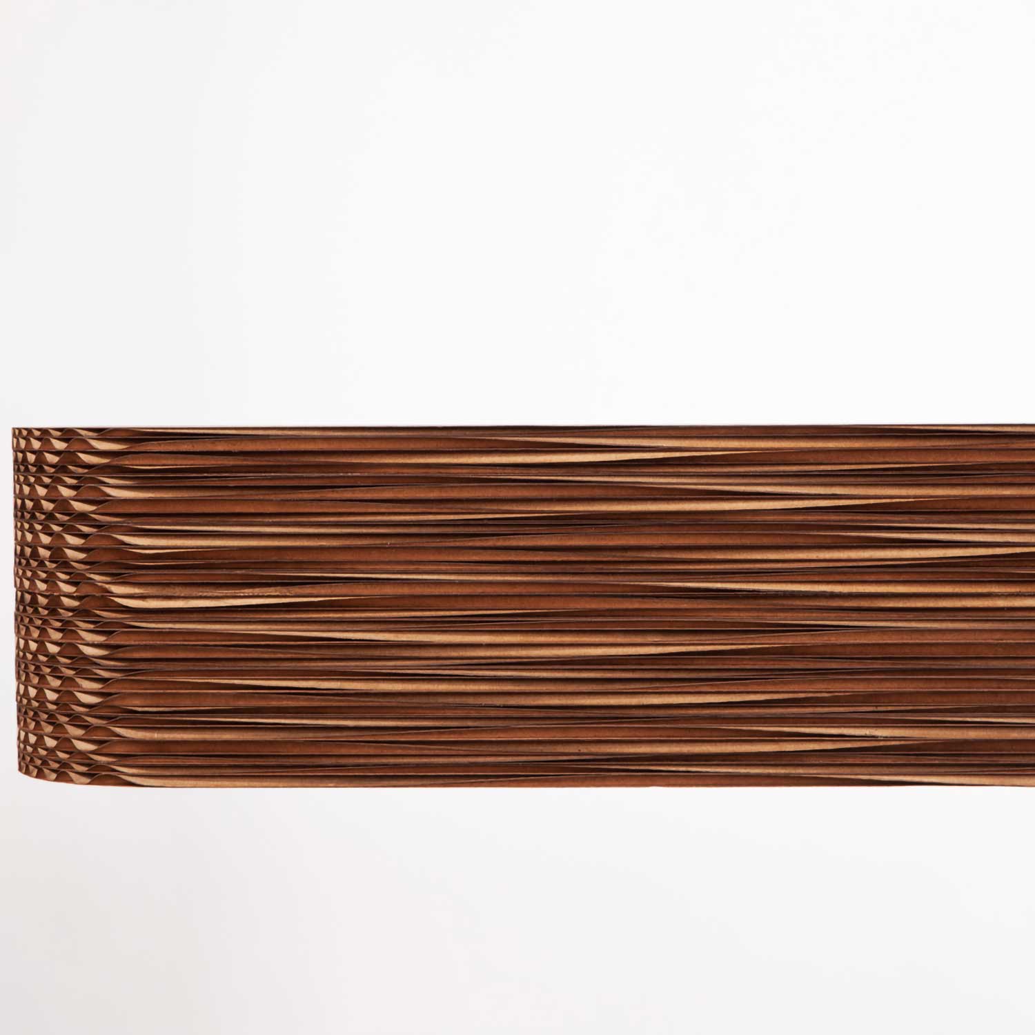 Hewn - Lámpara colgante LED de cartón para comedor de diseño