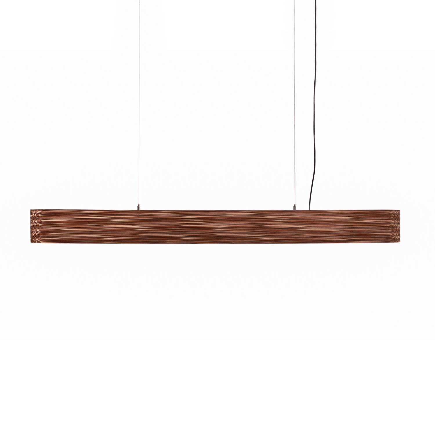 Hewn - Lámpara colgante LED de cartón para comedor de diseño