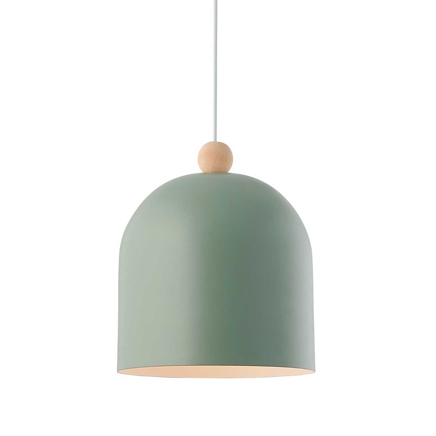 Gaston - Suspension scandinave en métal et bois coloré