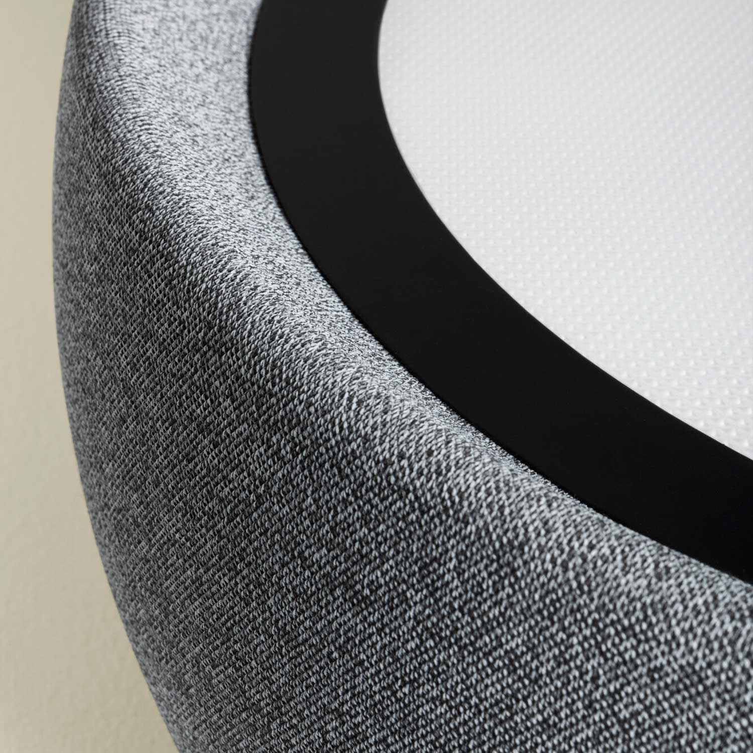 Гонг - потолочный светильник из ткани с встроенной светодиодной подсветкой для гостиной