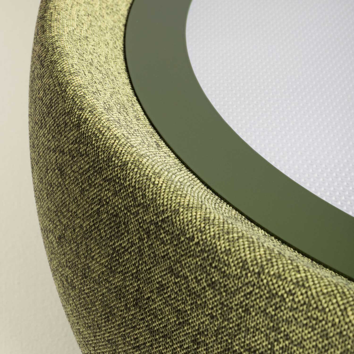 Гонг - потолочный светильник из ткани с встроенной светодиодной подсветкой для гостиной