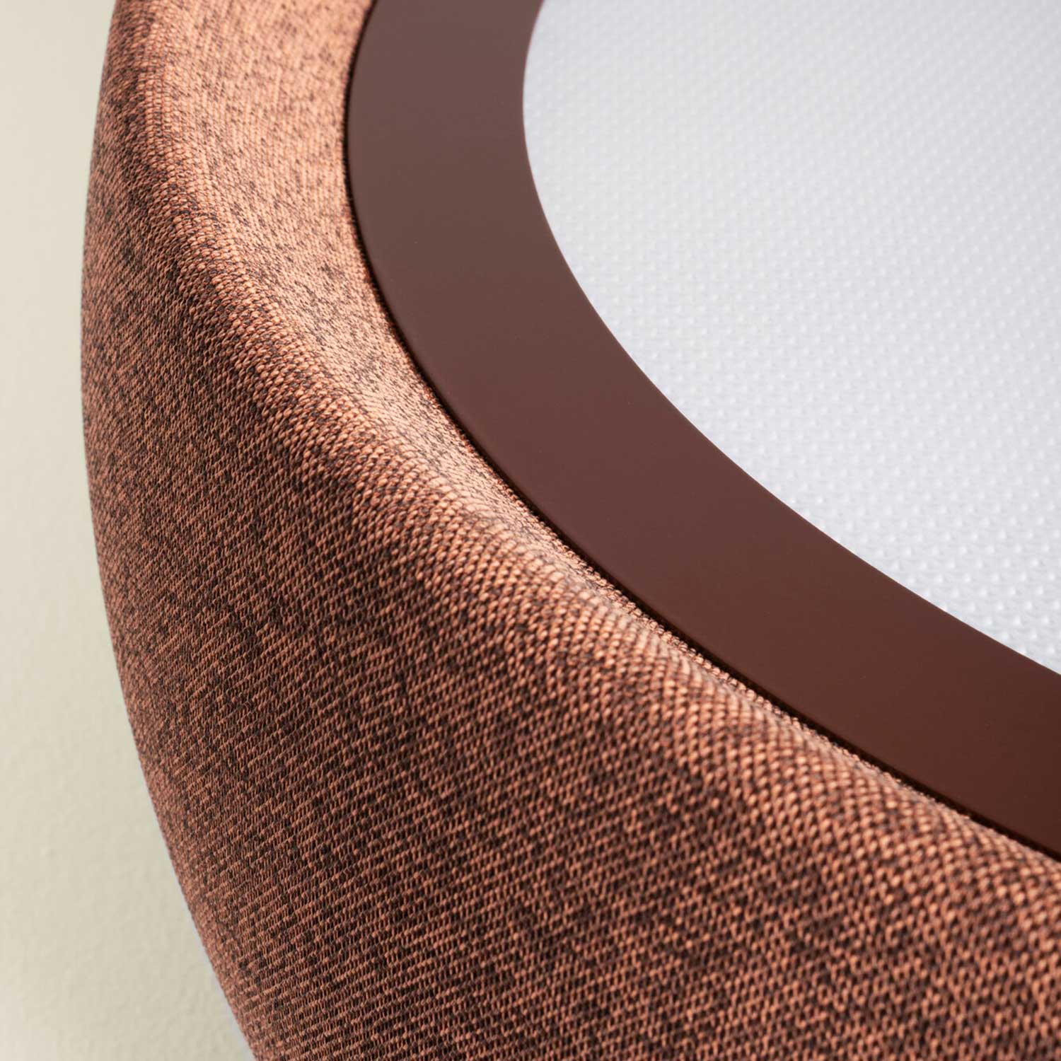 Гонг - потолочный светильник из ткани с встроенной светодиодной подсветкой для гостиной