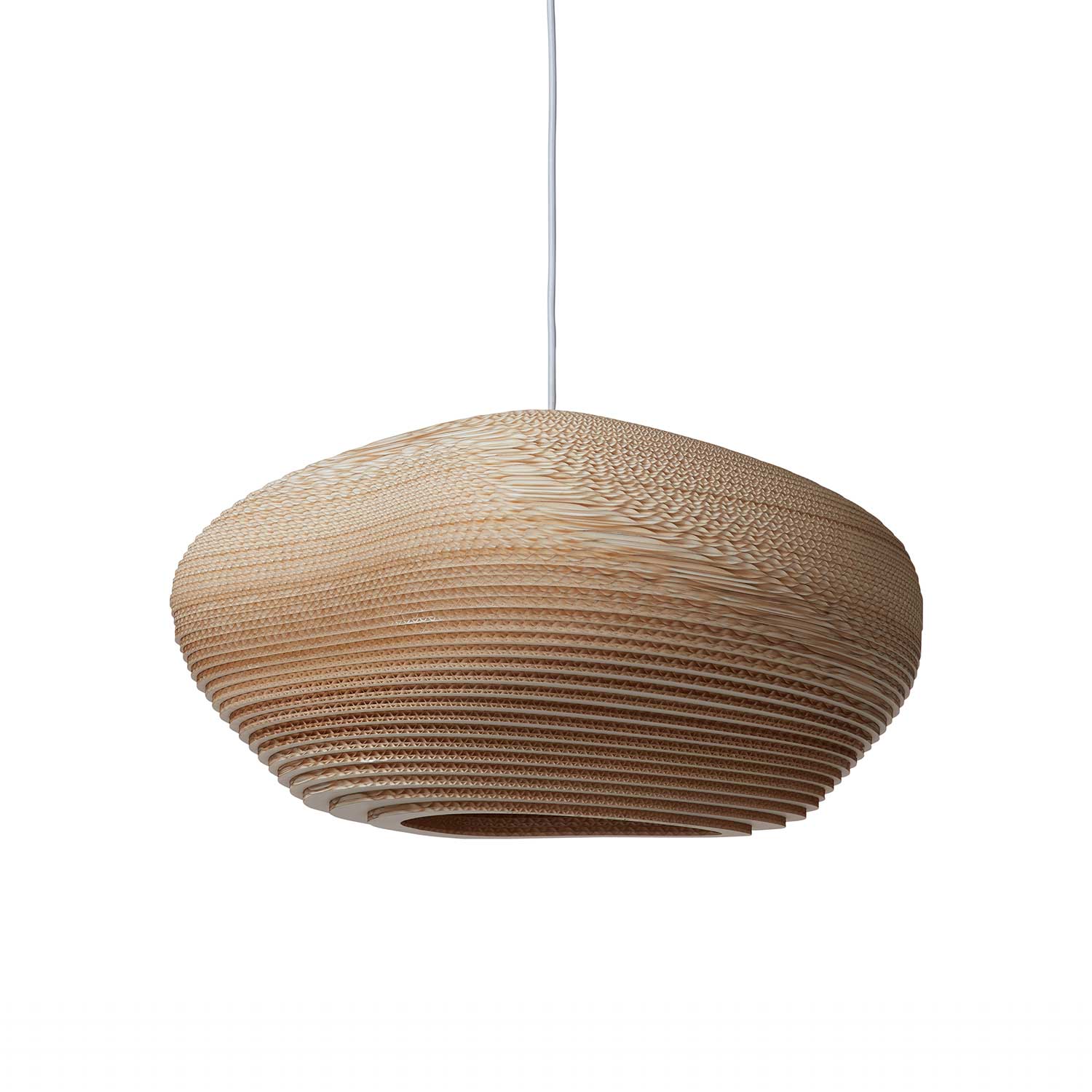 Scraplights Madison - Design dining room suspension lamp in cardboard