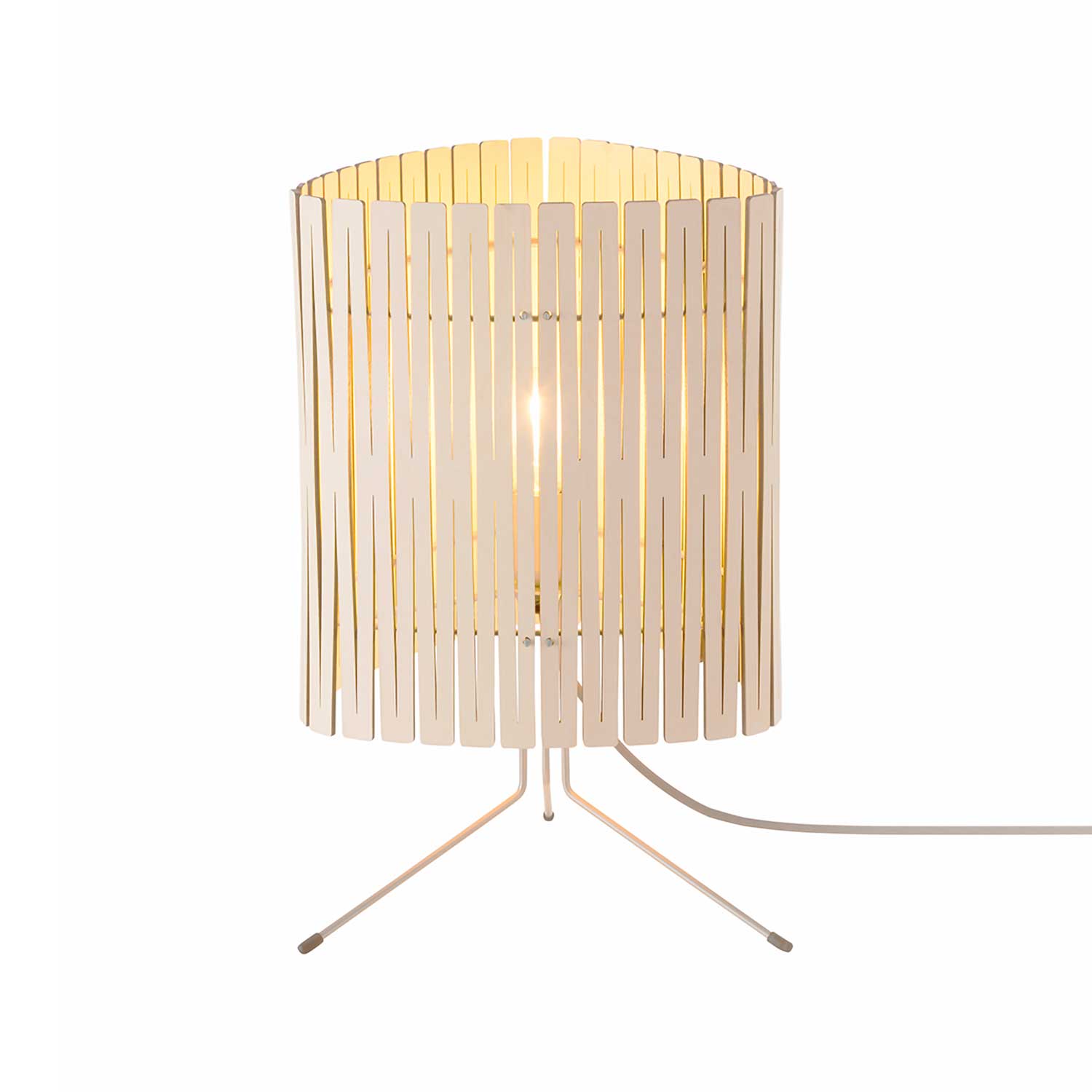 Kerflights Lampada da tavolo - Lampada da terra per soggiorno design in cartone