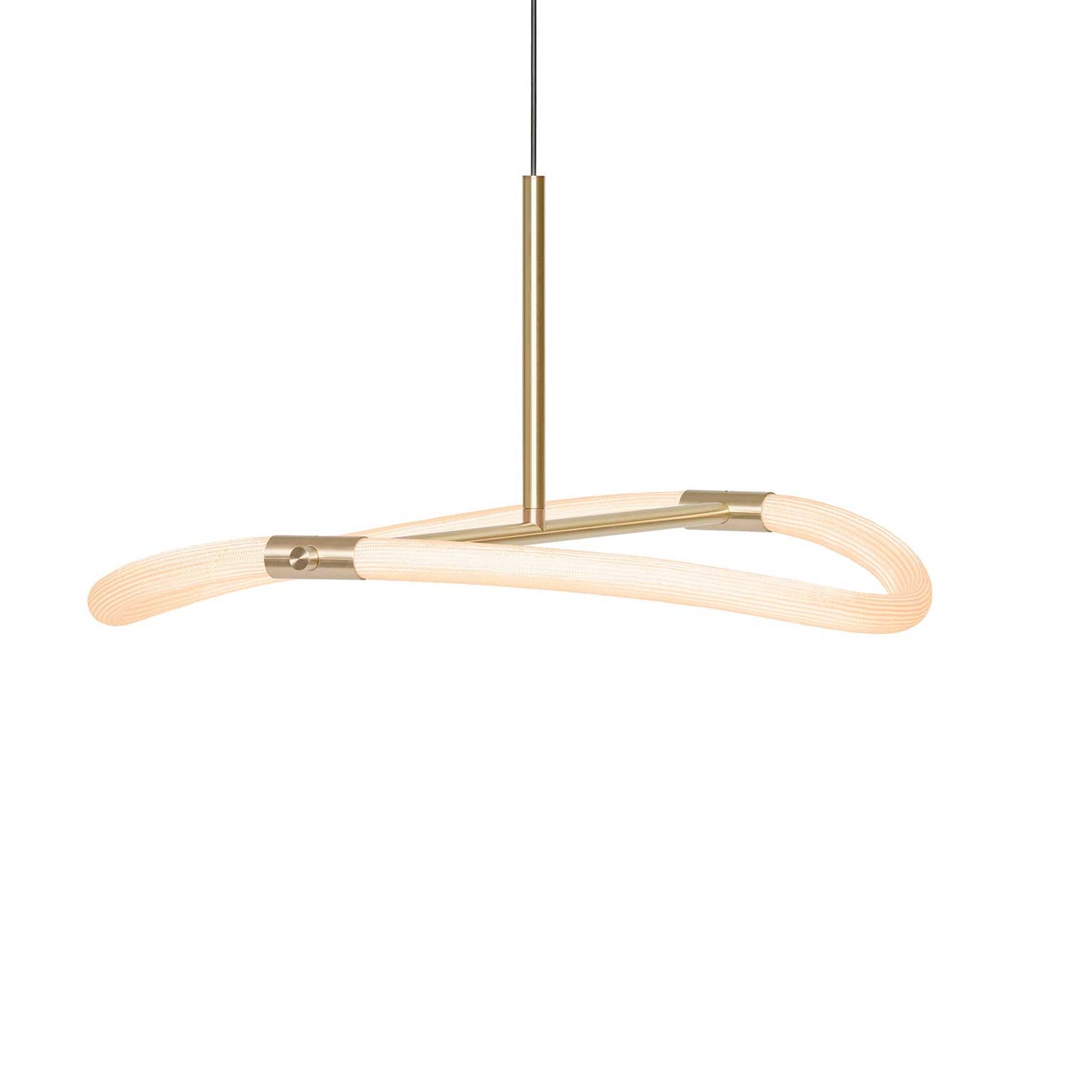 Levity Halo - Lámpara colgante de diseño tubo led para salón