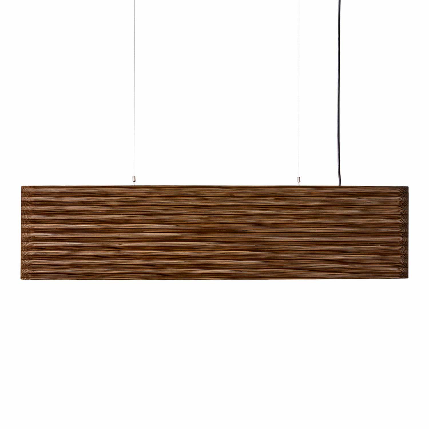 Hewn - Lámpara colgante LED de cartón para comedor de diseño