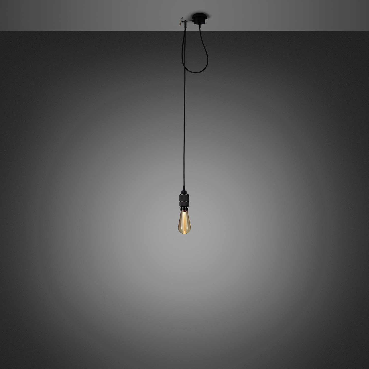 Hooked 1.0 Nude - Lámpara colgante de diseño en metal para habitación industrial
