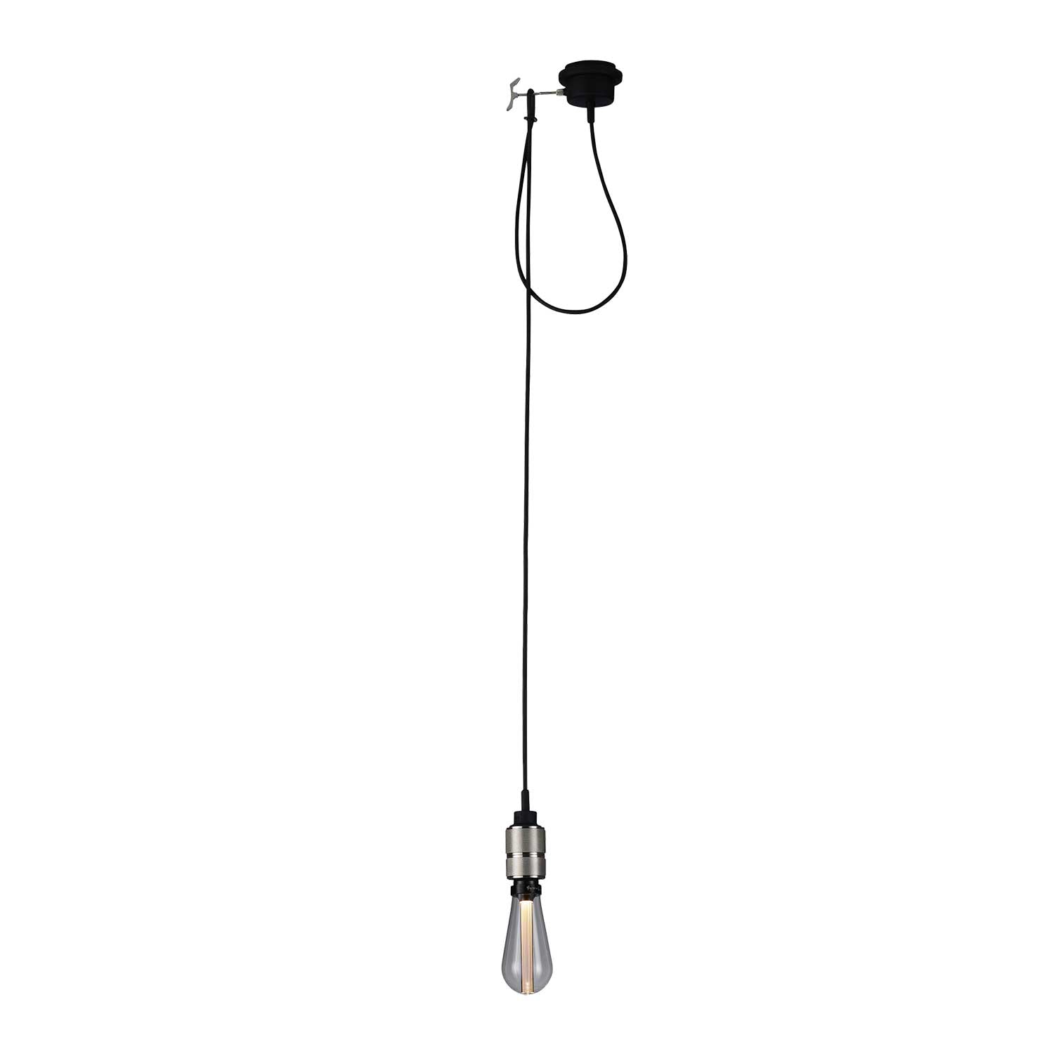 Hooked 1.0 Nude - Lámpara colgante de diseño en metal para habitación industrial