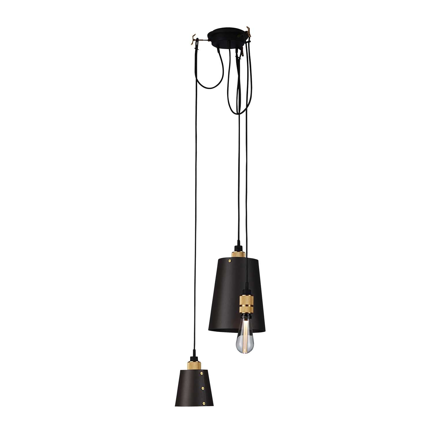 Hooked 3.0 Mix - Lustre en métal design industriel pour salle à manger