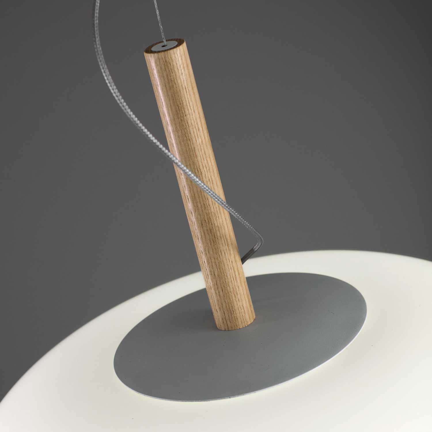 Ilargi - Lámpara colgante LED de vidrio diseño moderno para cocina