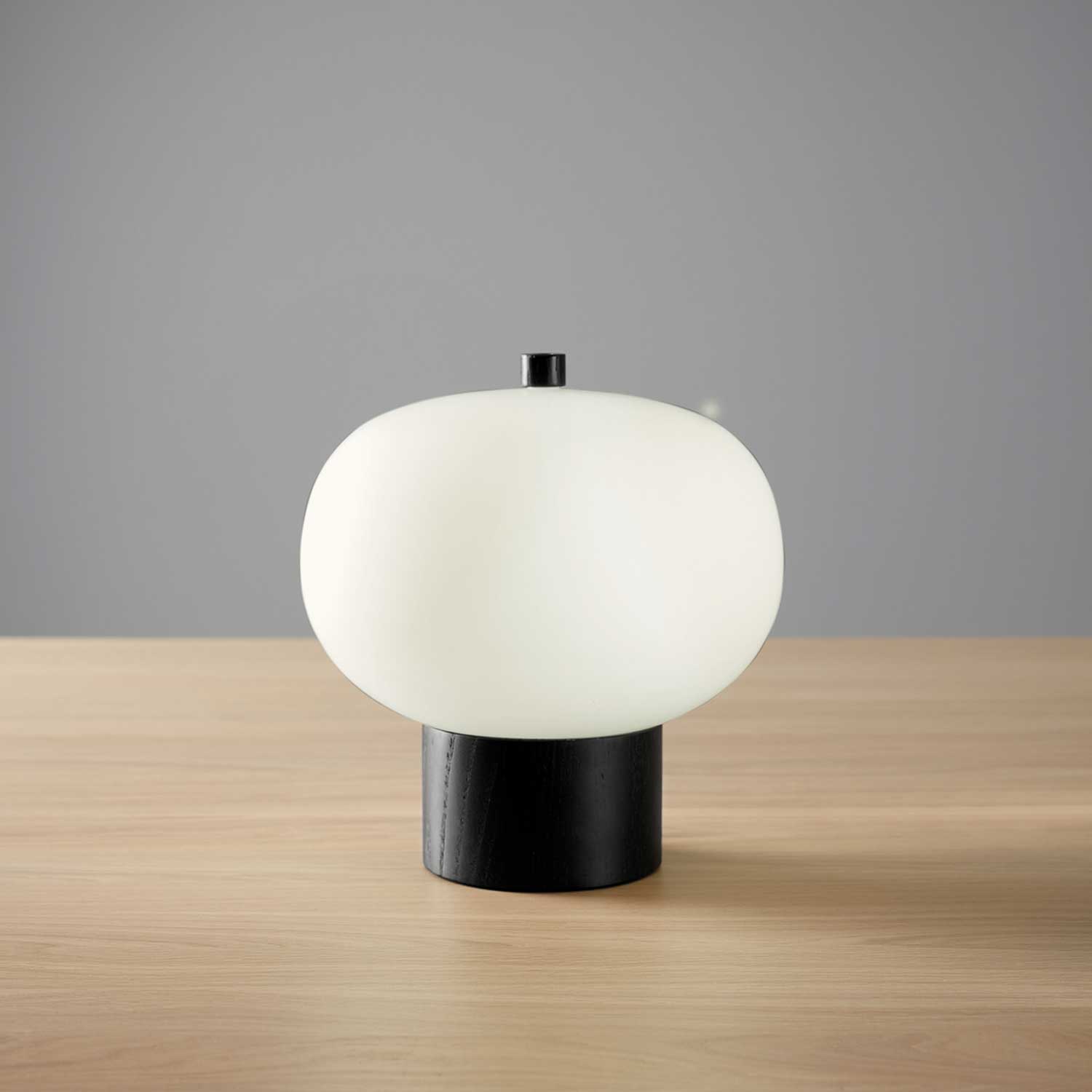Ilargi - LED bedside lamp in glass with design for bedroom