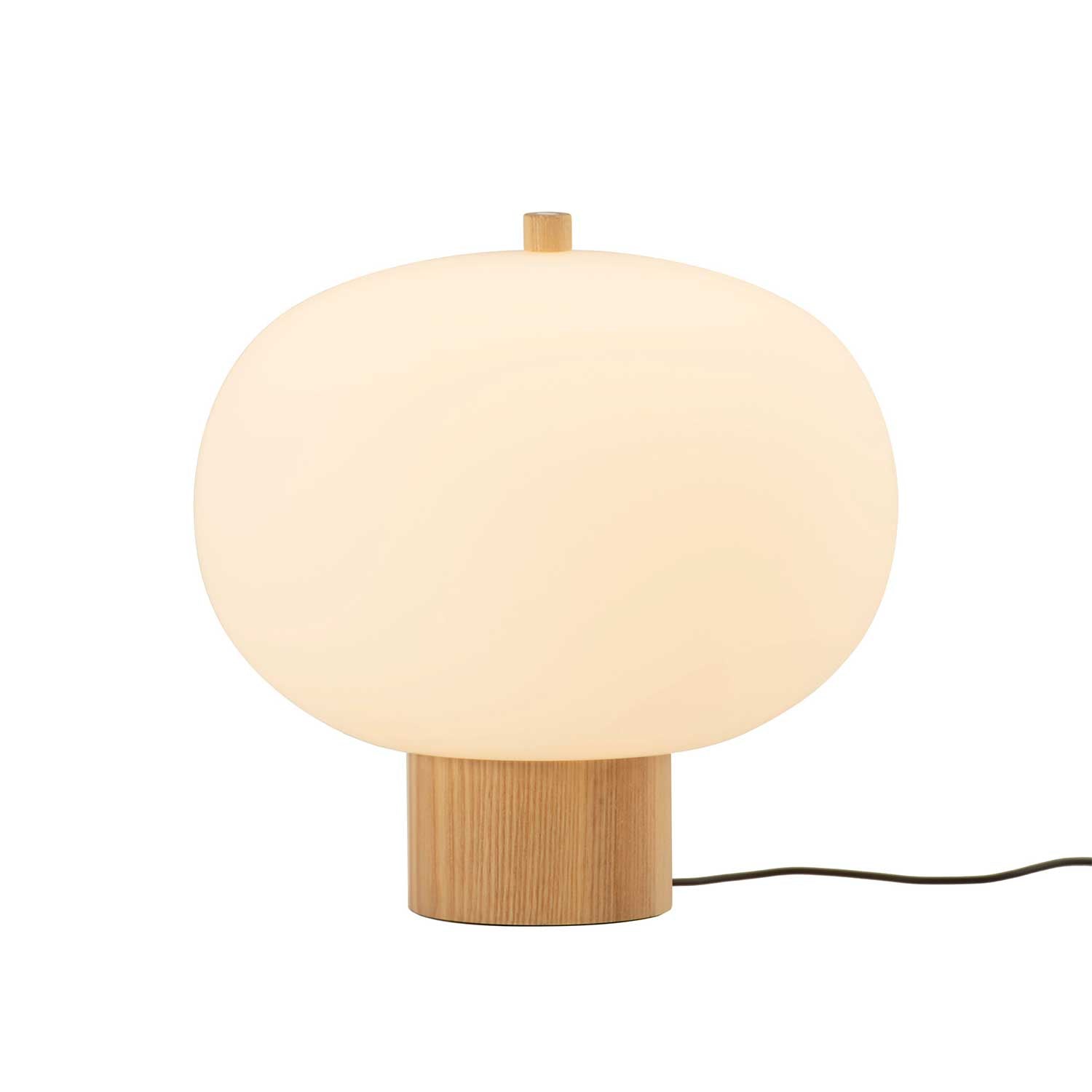 Ilargi - Lampe de chevet LED en verre design pour chambre