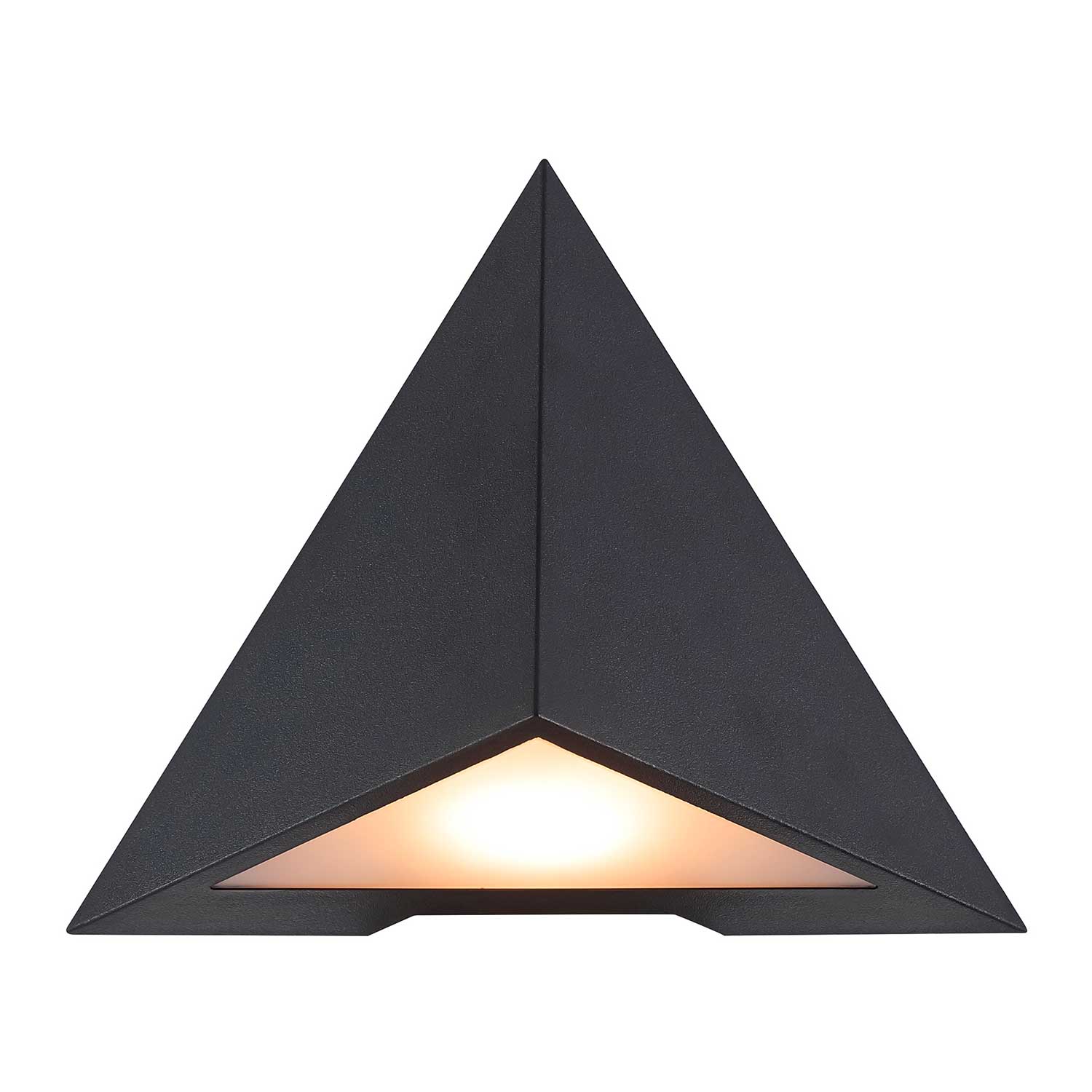 Konit - Aplique de pared negro para exterior diseño contemporáneo