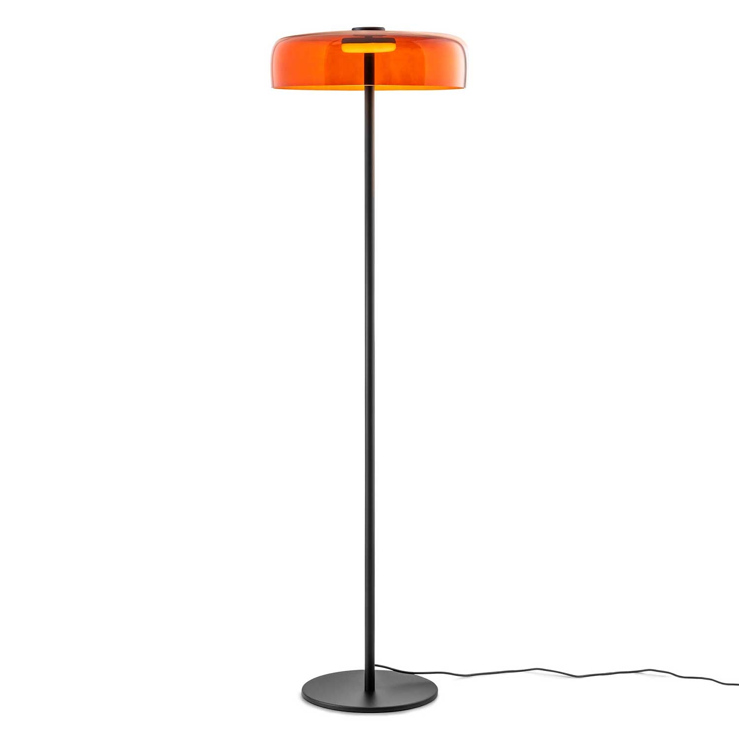 Levels 1 - LED floor lamp in glass design for living room