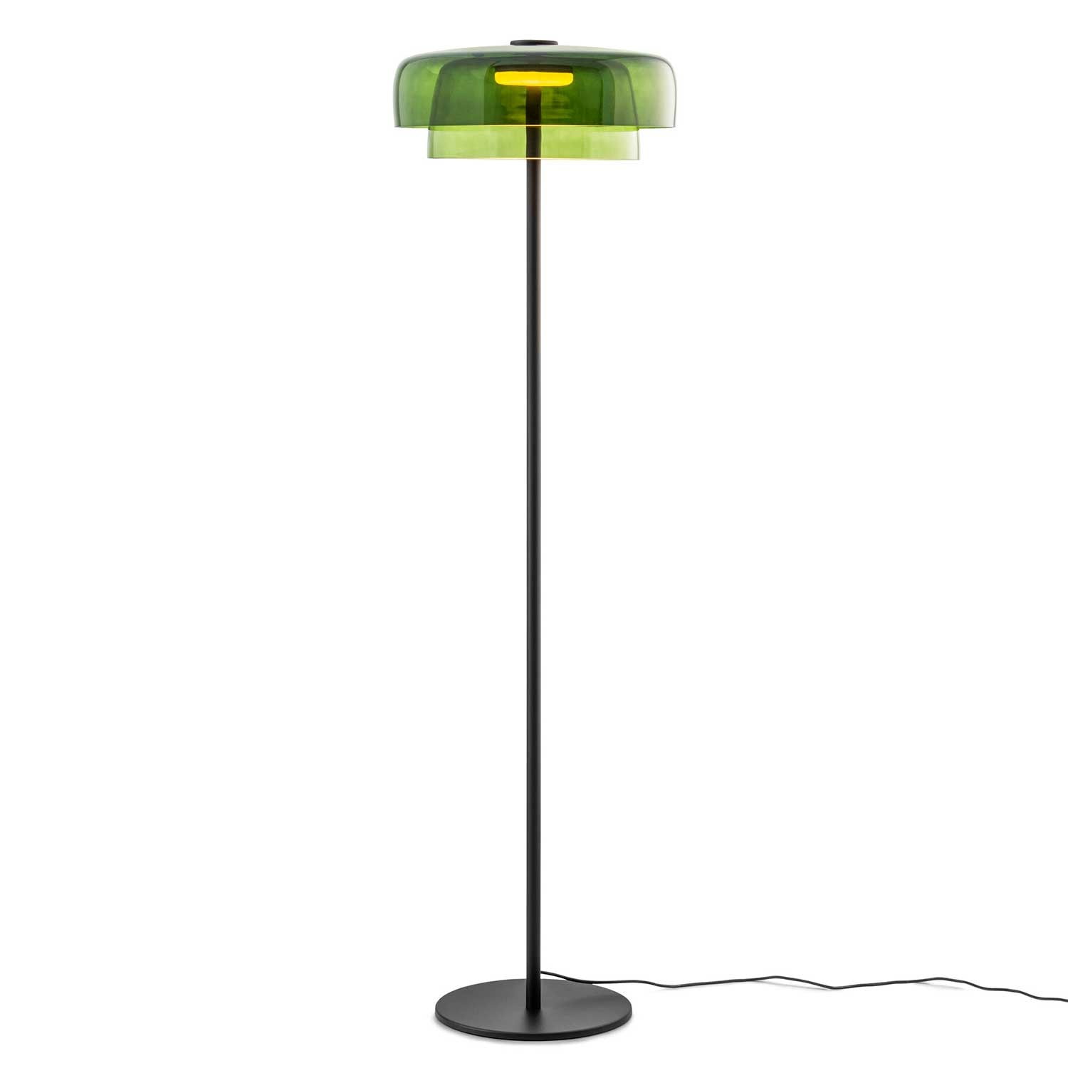 Levels 2 - LED floor lamp in glass design for bedroom