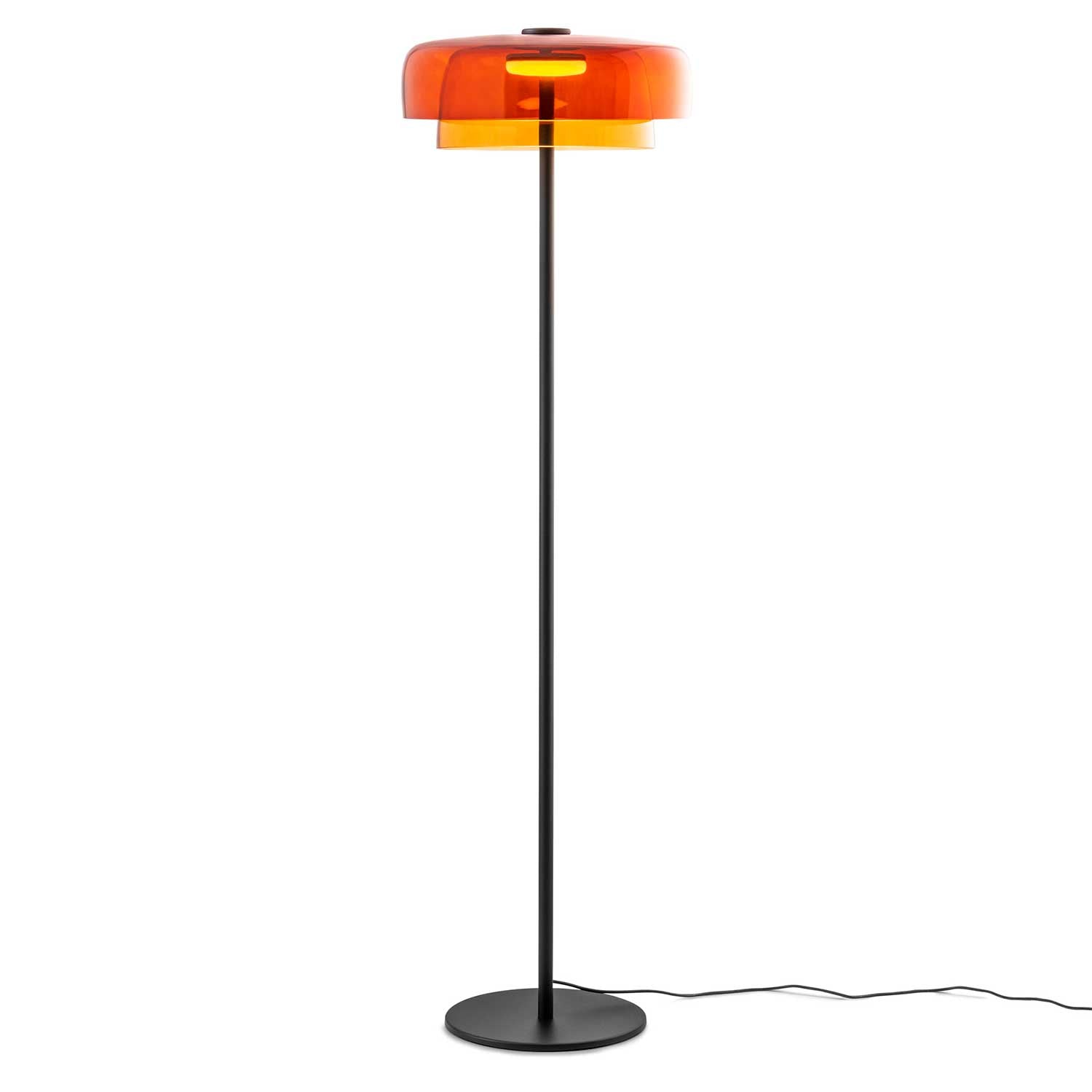 Levels 2 - LED floor lamp in glass design for bedroom